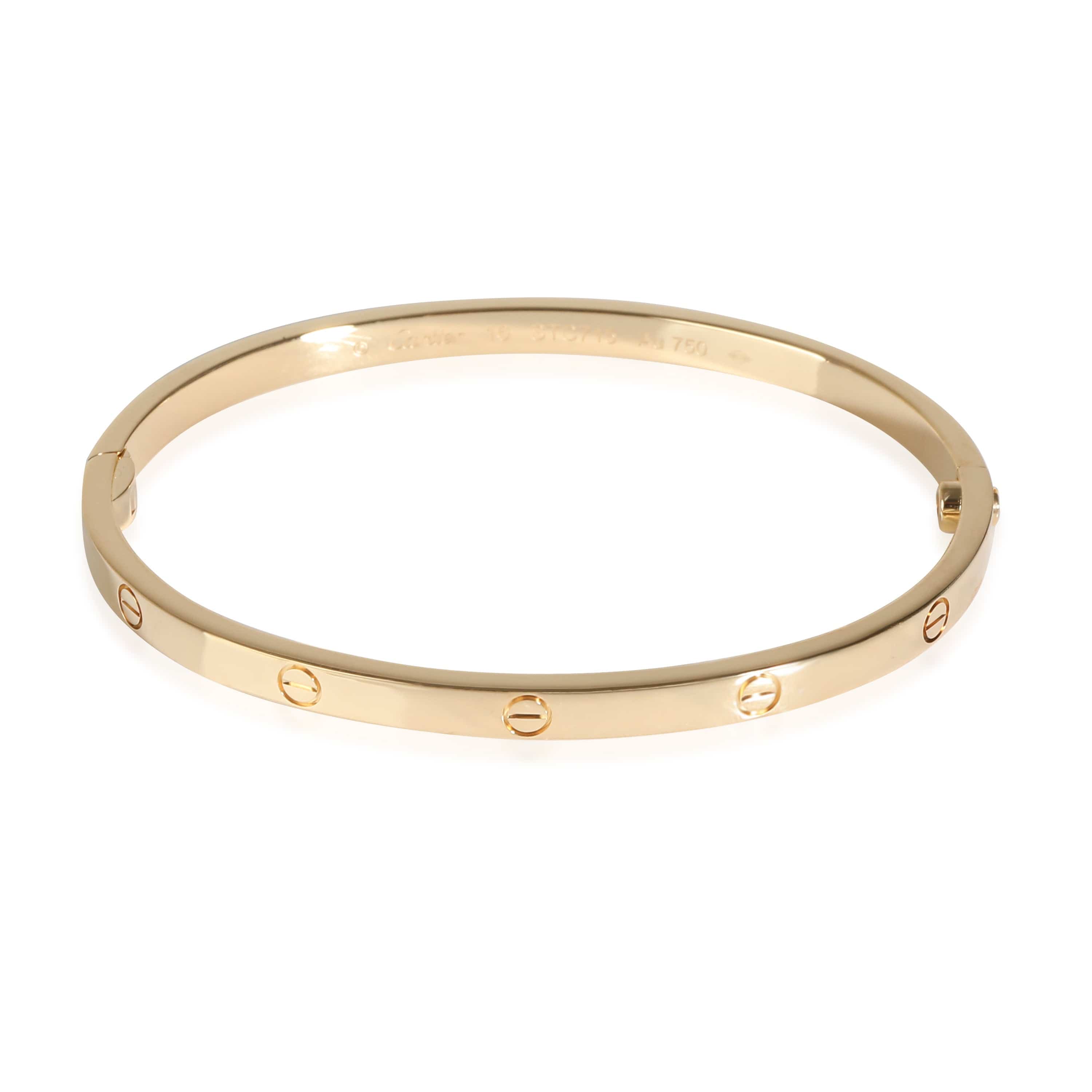 Cartier Cartier Love Bracelet, Small Model (Yellow Gold)