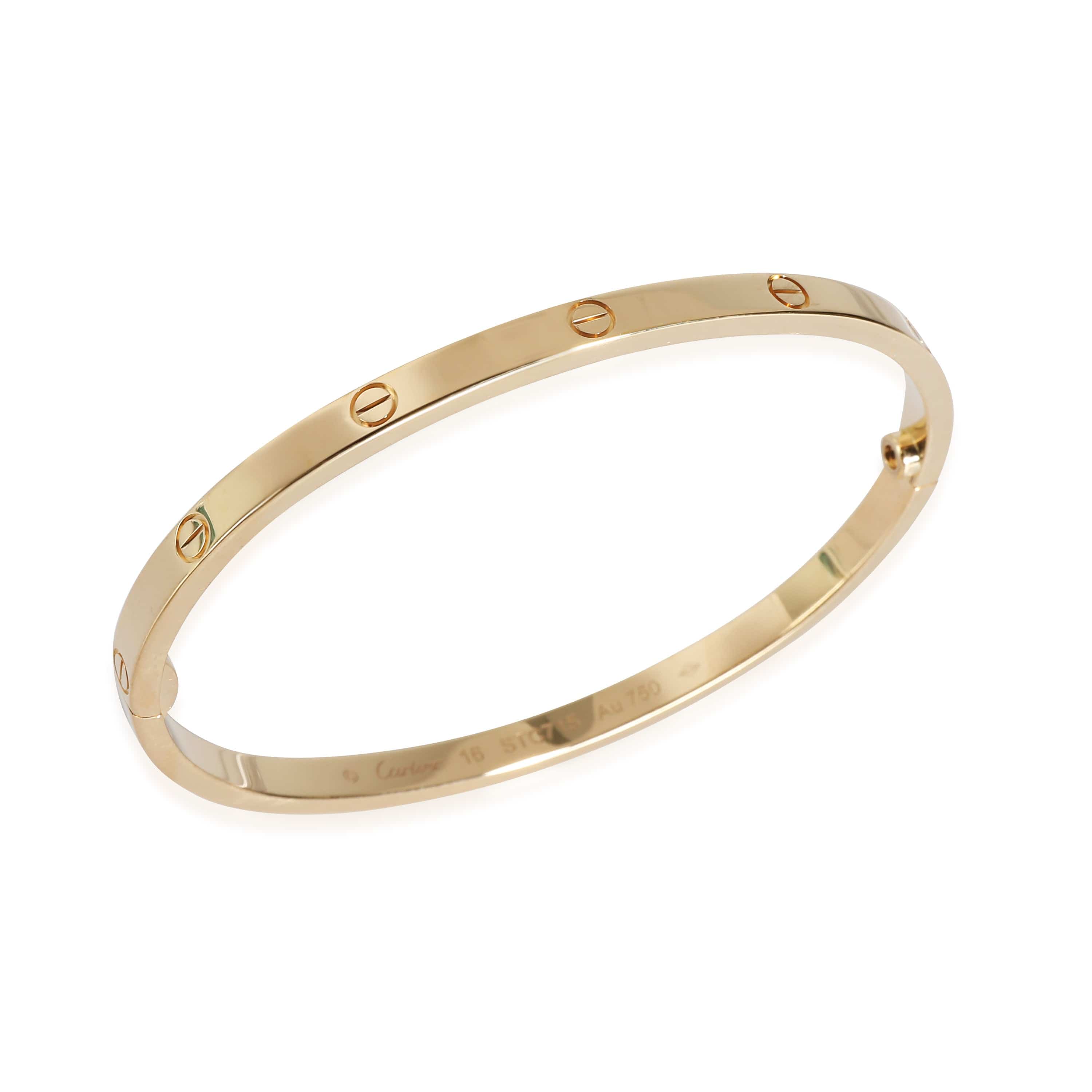 Cartier Cartier Love Bracelet, Small Model (Yellow Gold)