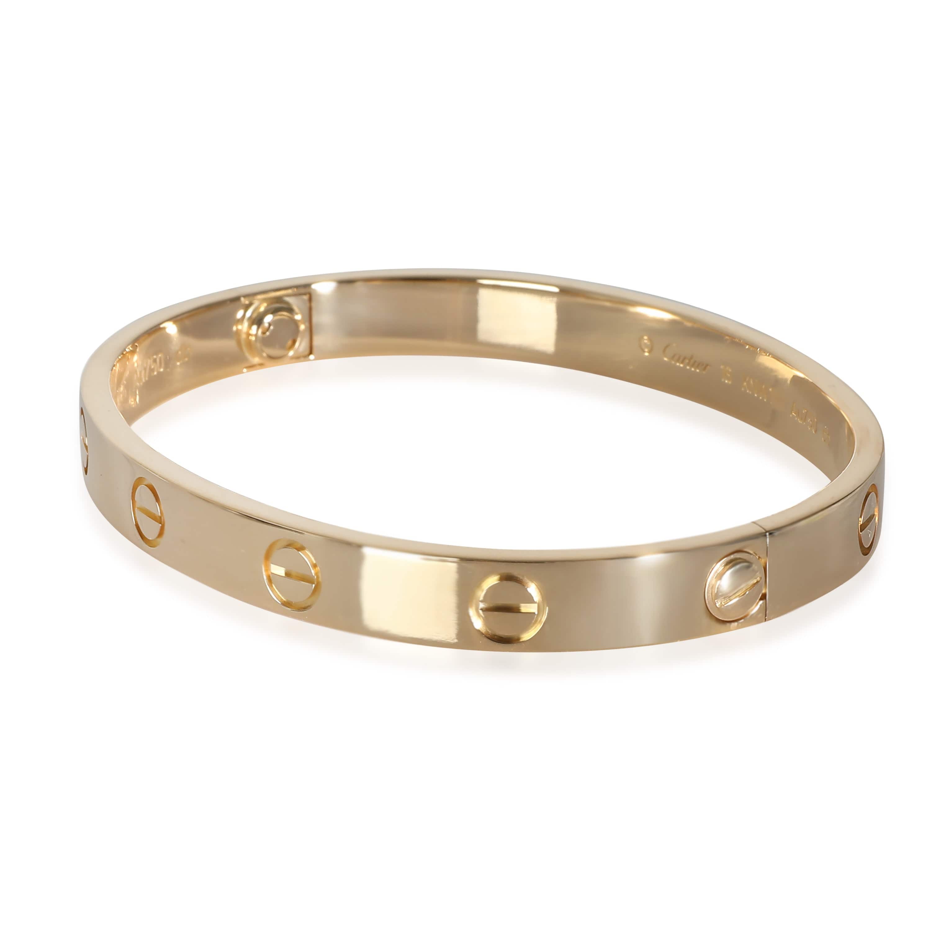 Cartier Love Bracelet in (Yellow Gold) 16