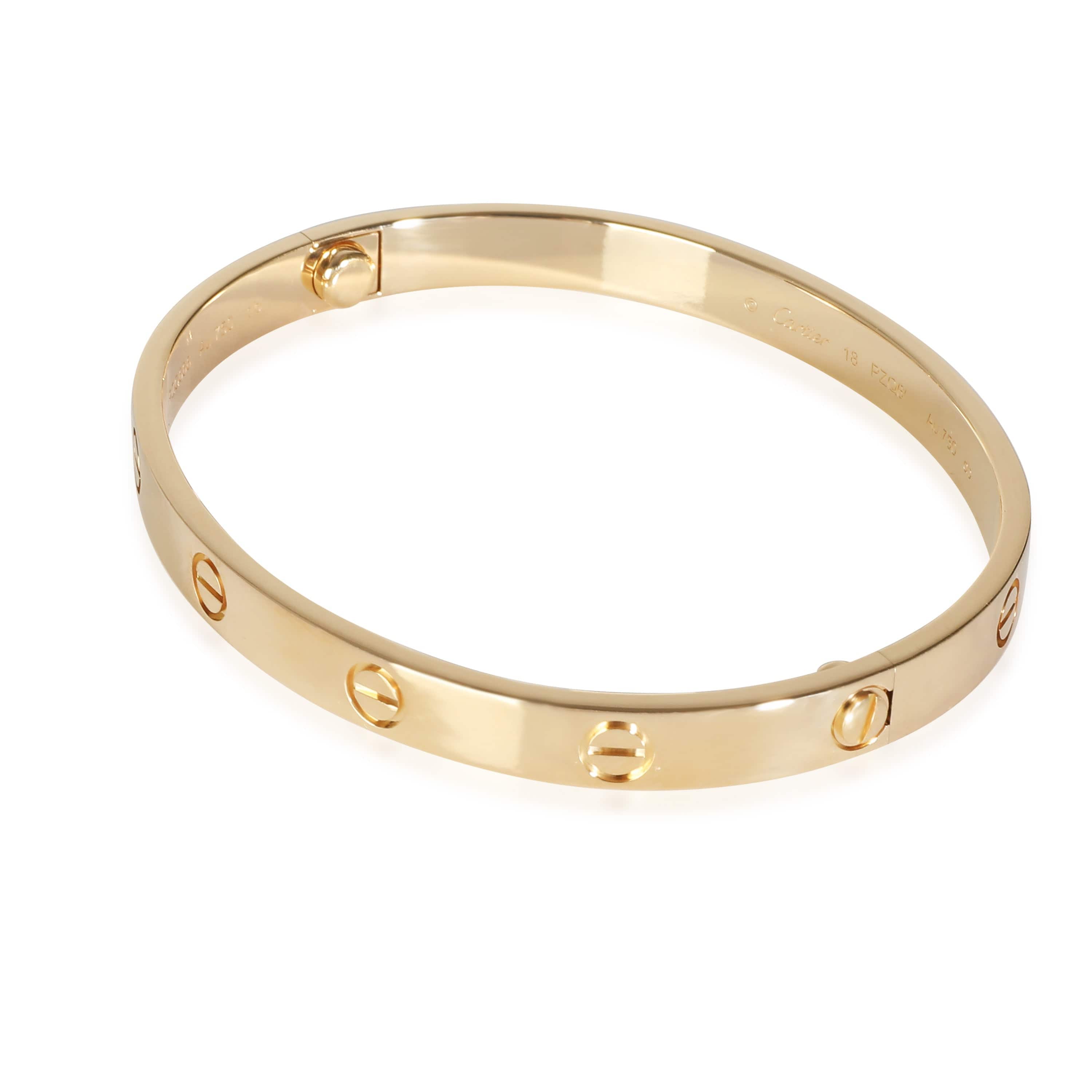 Cartier Love Bracelet (Yellow Gold)