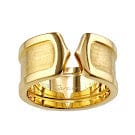 Cartier Cartier C2 Logo Ring 18K YG Yellow Gold 750 size54 6.25-6.5(US) 90222241