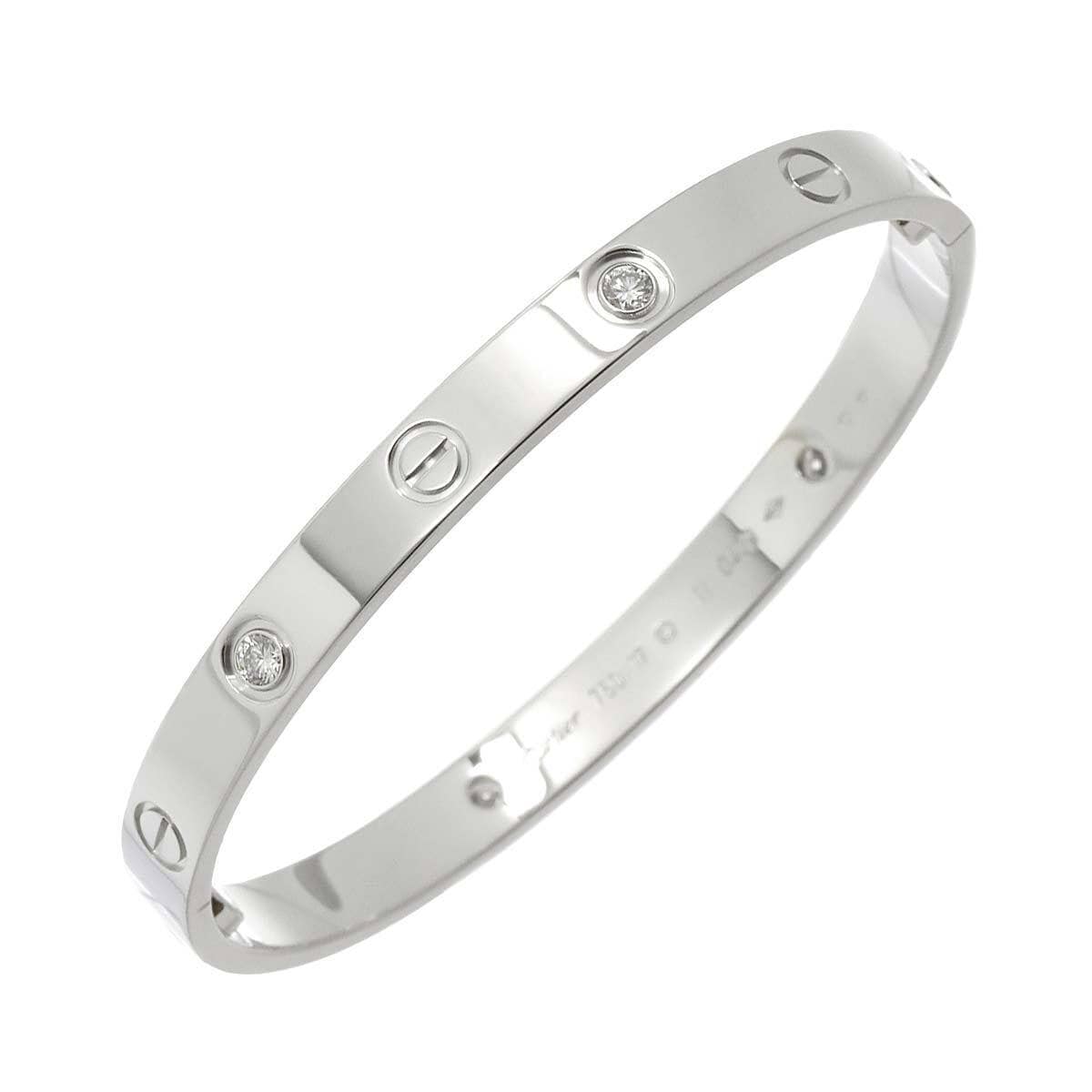 Cartier Cartier Love Bracelet 4-Diamond WG #17 90225347