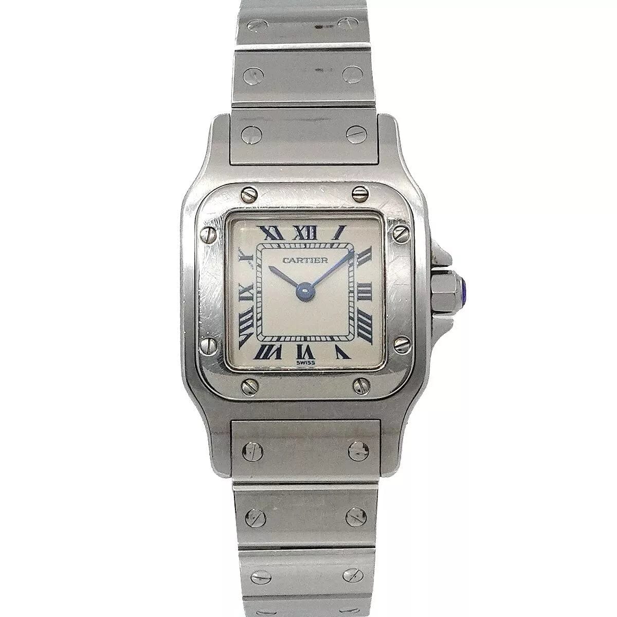 CARTIER Cartier Santos Galbee SM W20017D6 Quartz Cream Dial Ladies Watch 90255007