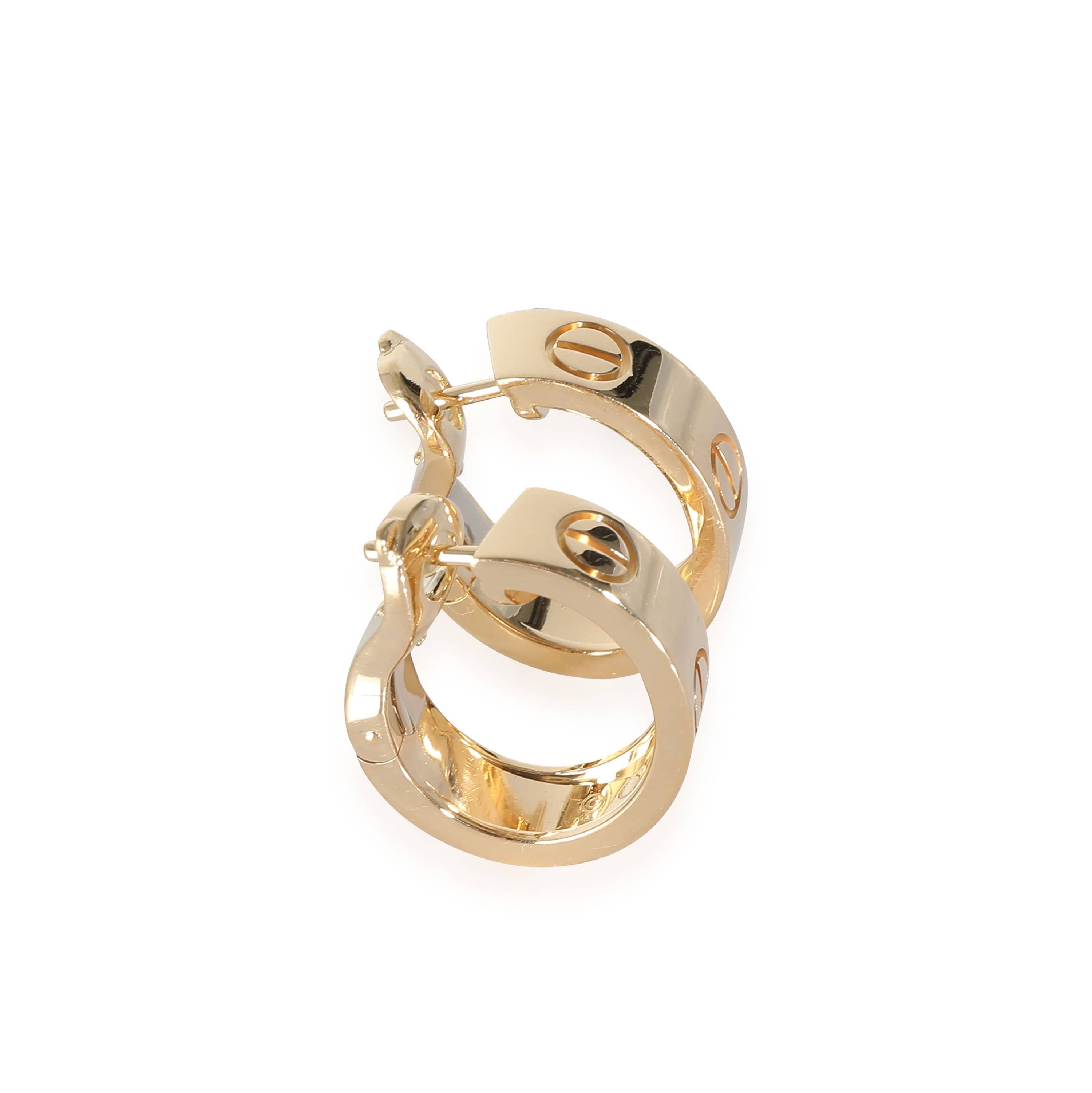 Cartier Cartier Love Earrings (Yellow Gold)