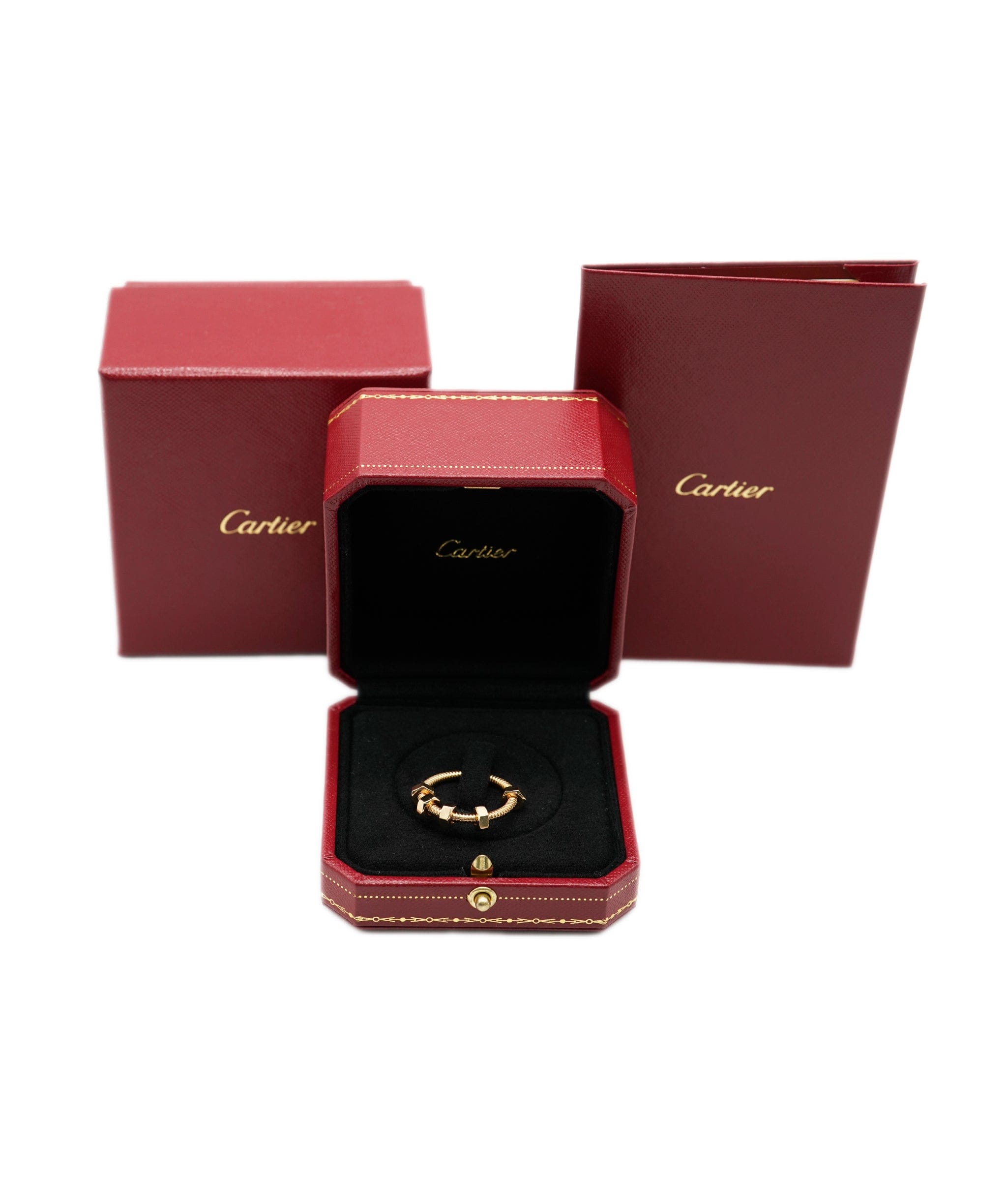 Cartier Cartier Ecrou Ring Size 57 K18 RG ASL9367