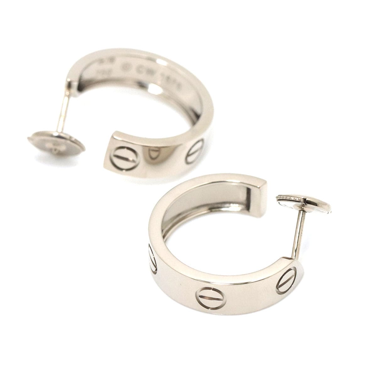 Cartier Cartier Love Earrings K18 WG ASL8816