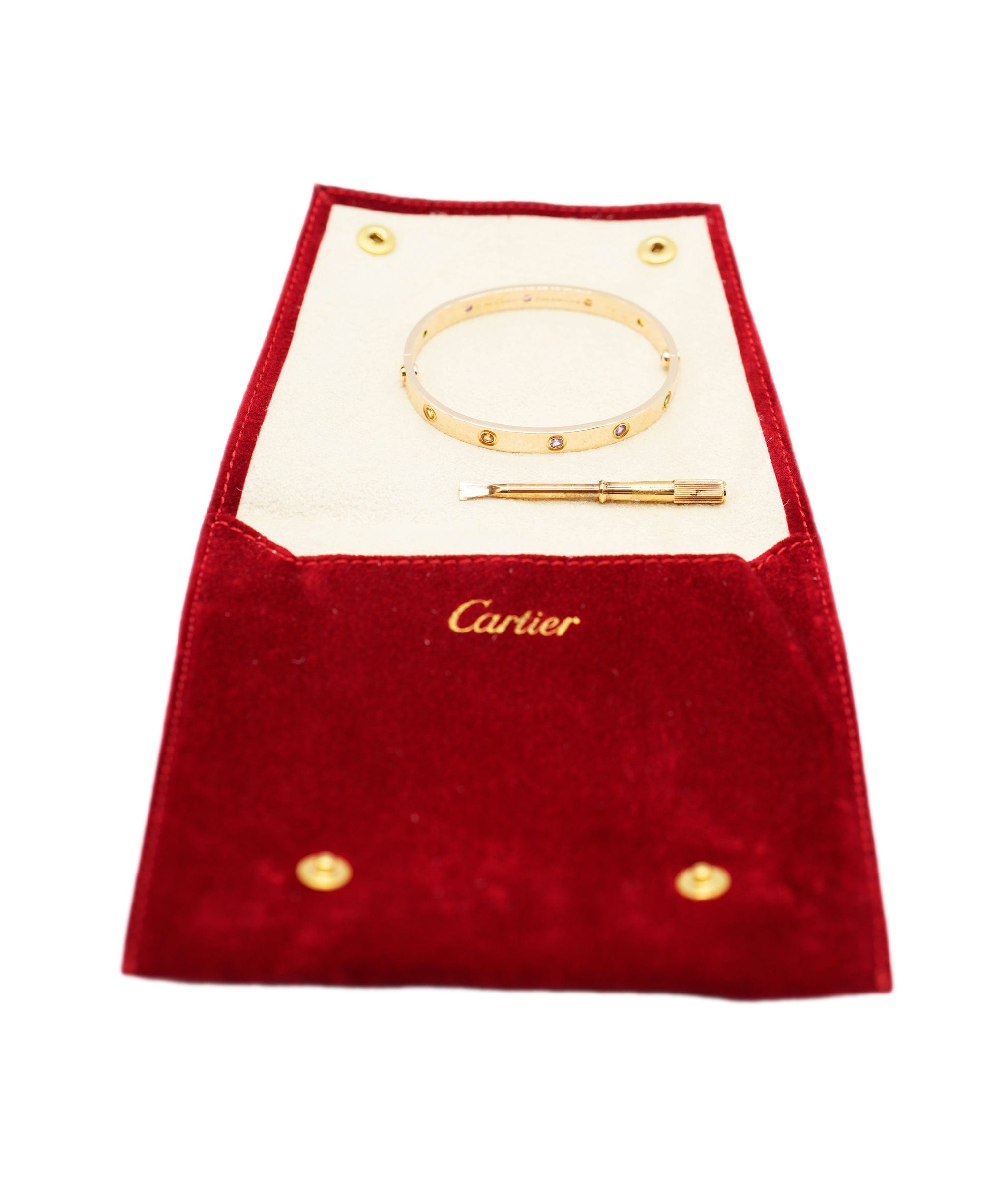 Cartier Cartier rainbow love bangle Rose gold Size 17 AHC1296