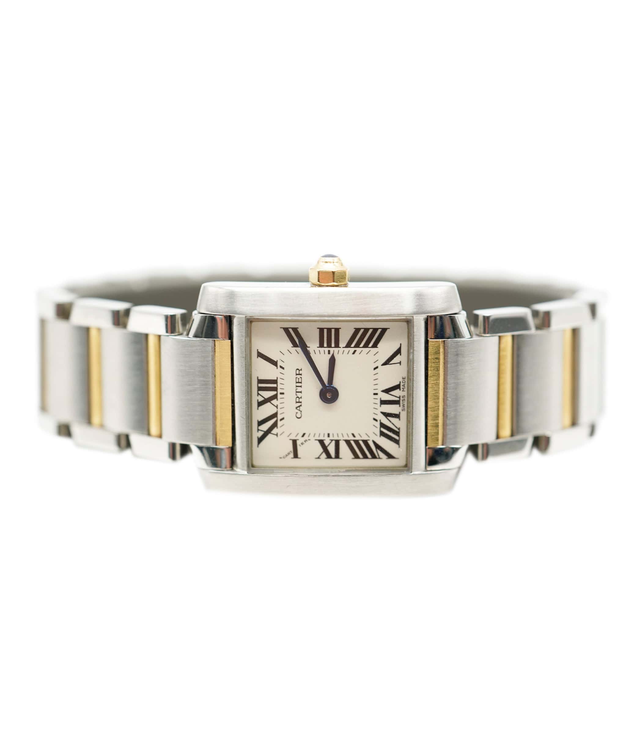 Cartier Cartier Tank Small Size Steel and Gold , sn: 4381658x         AGC1563