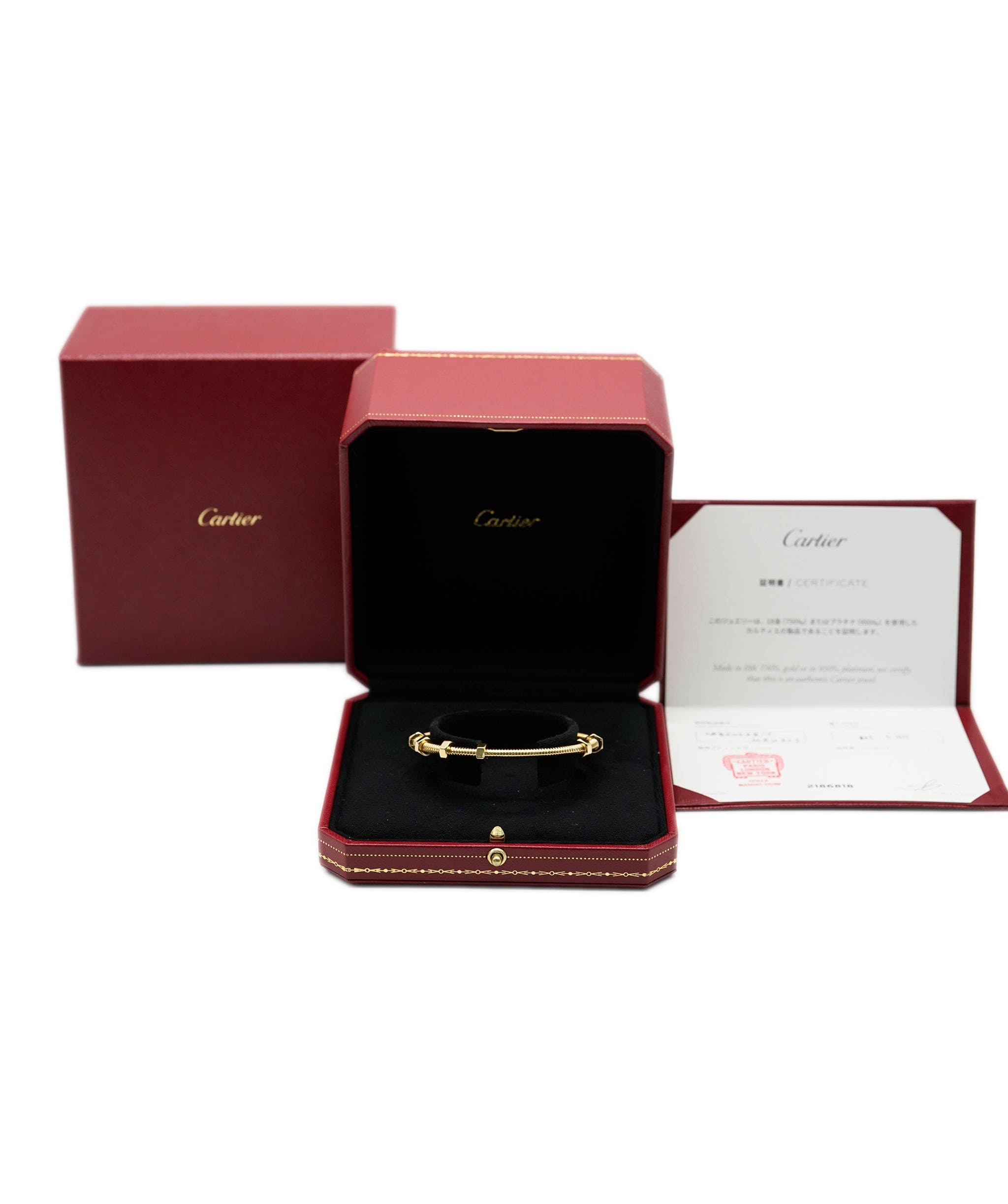 Cartier Écrou de Cartier Bracelet #17 K18 Yellow Gold  ASL9365