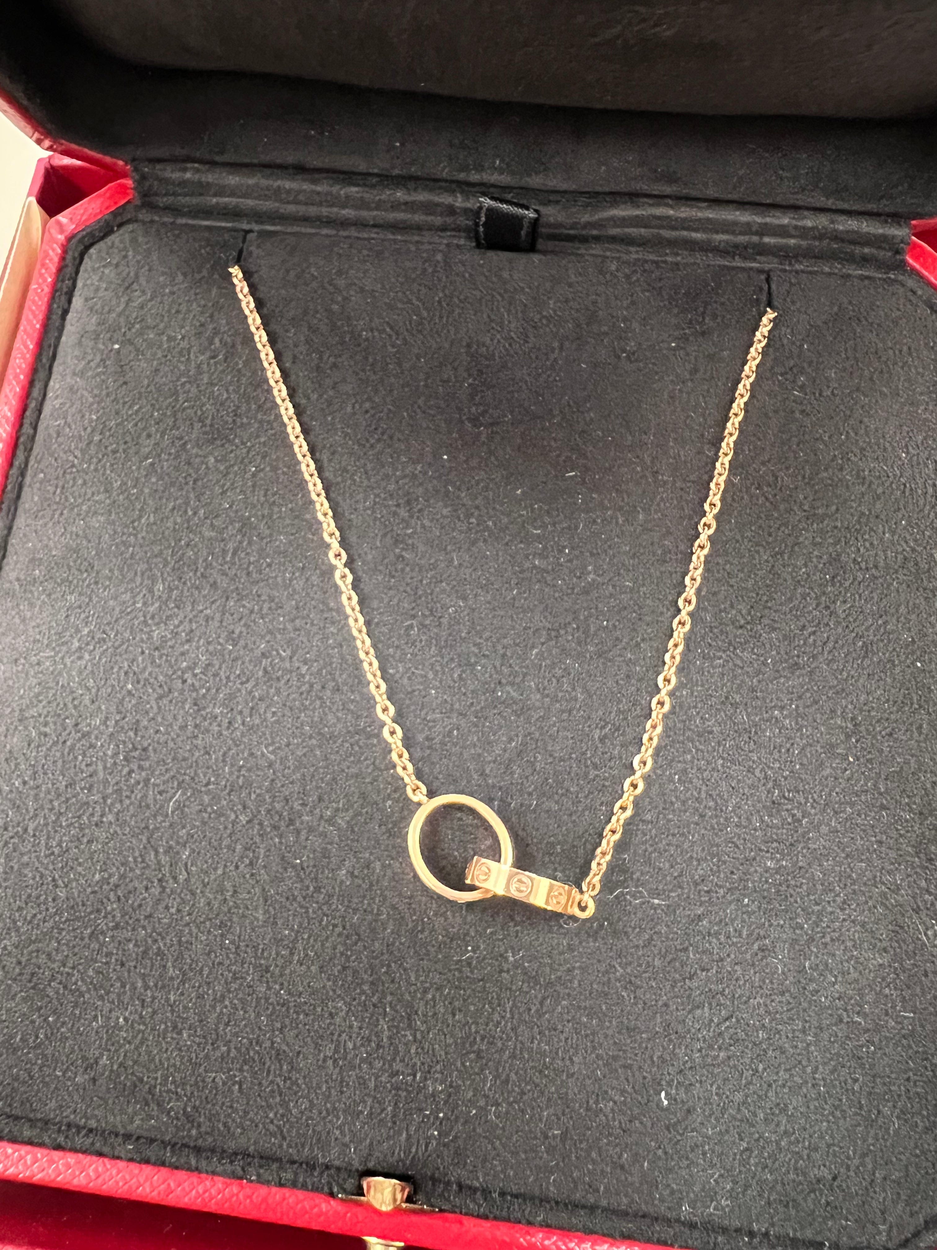 Cartier Cartier Baby Love 18K RG Necklace SYC1183