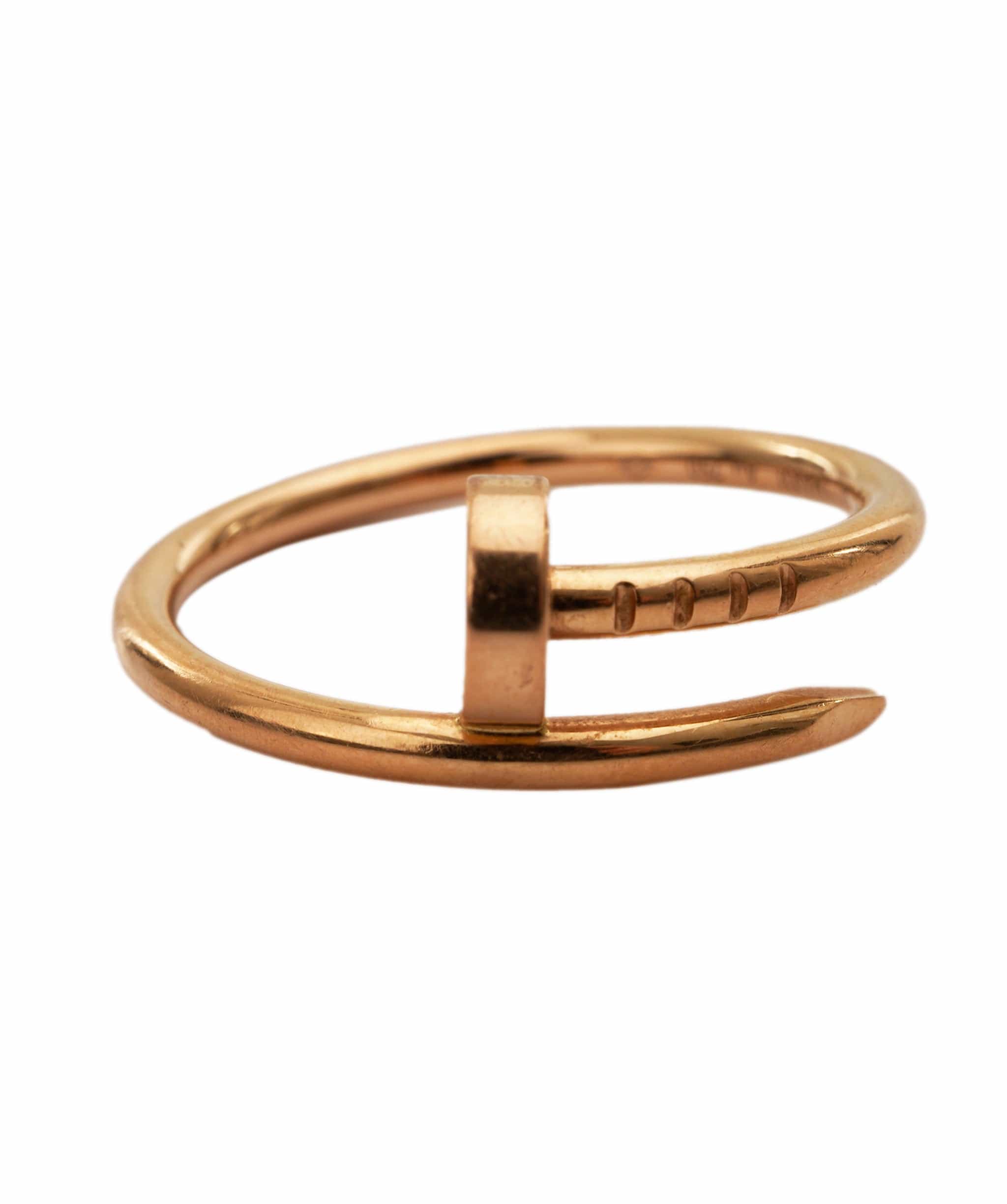 Cartier Cartier Juste Un Clou Rose Gold Ring Small Model Size 54 ASC5121