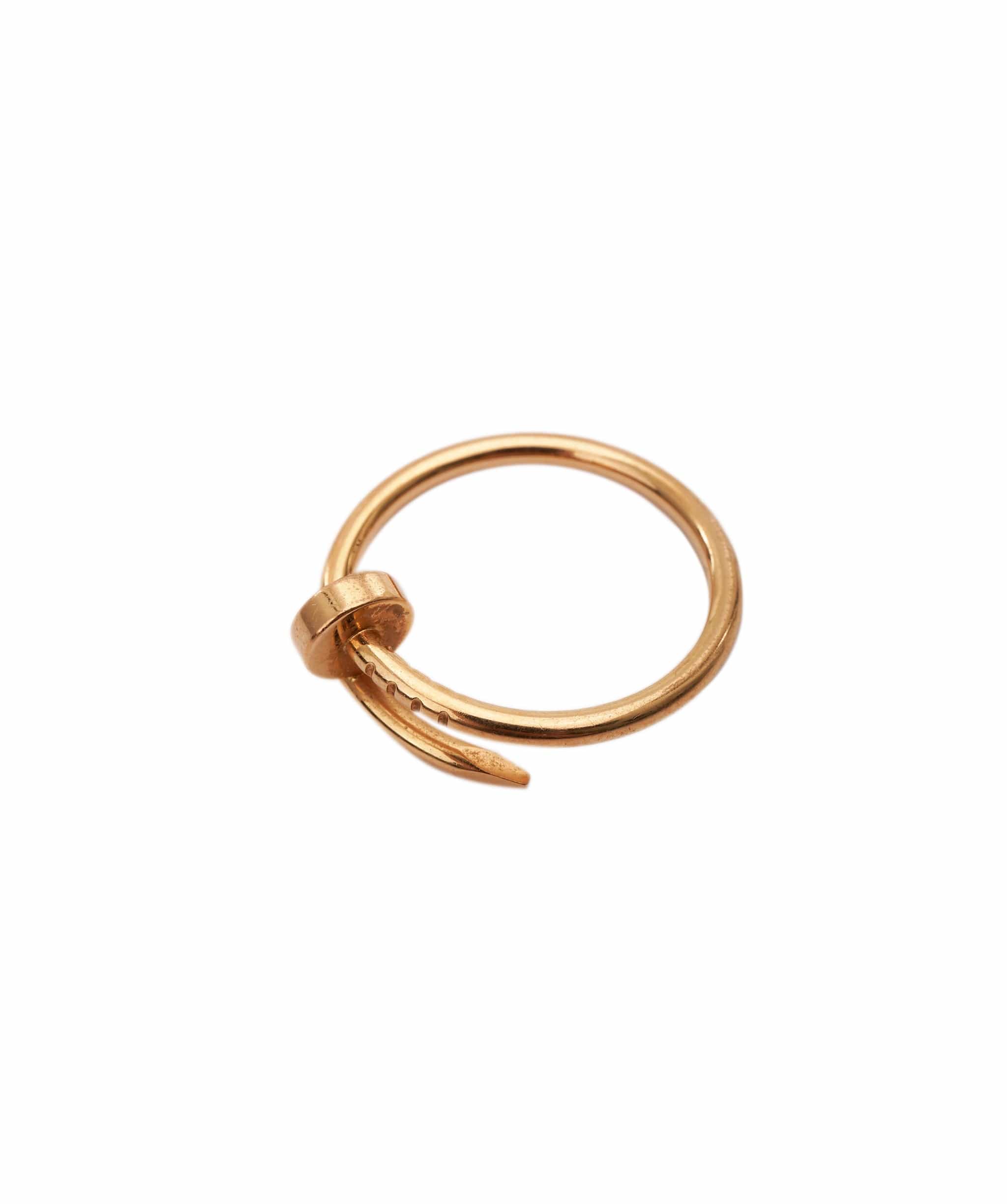 Cartier Cartier Juste Un Clou Rose Gold Ring Small Model Size 54 ASC5121