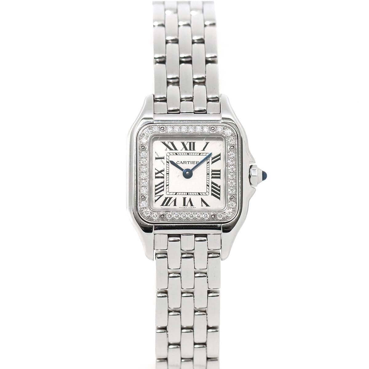 Cartier Cartier Panthere SM Diamond Bezel Quartz Silver Dial ALC1081