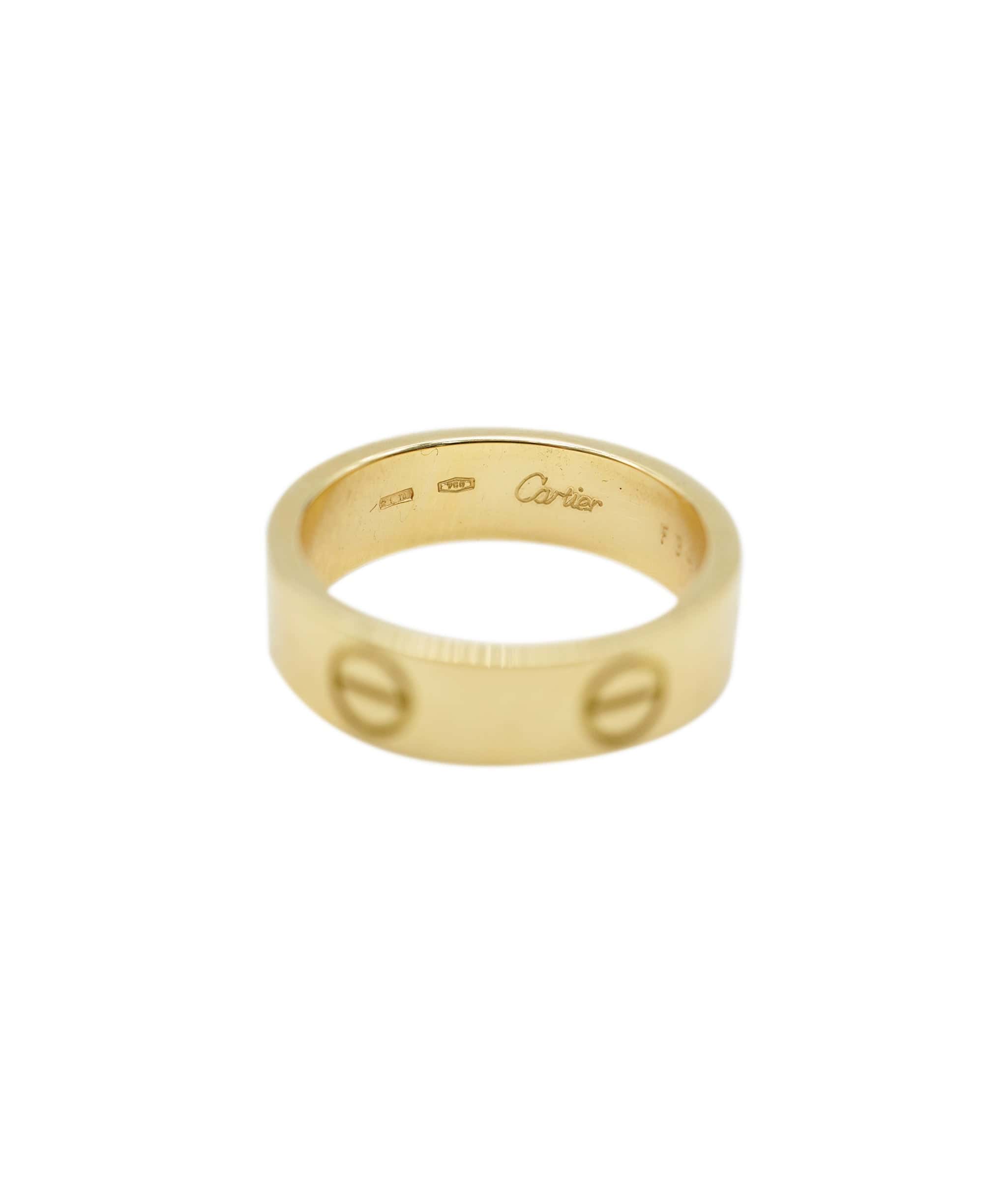 Cartier ON HOLD Cartier Love ring, yellow gold, size 55 AHC2011