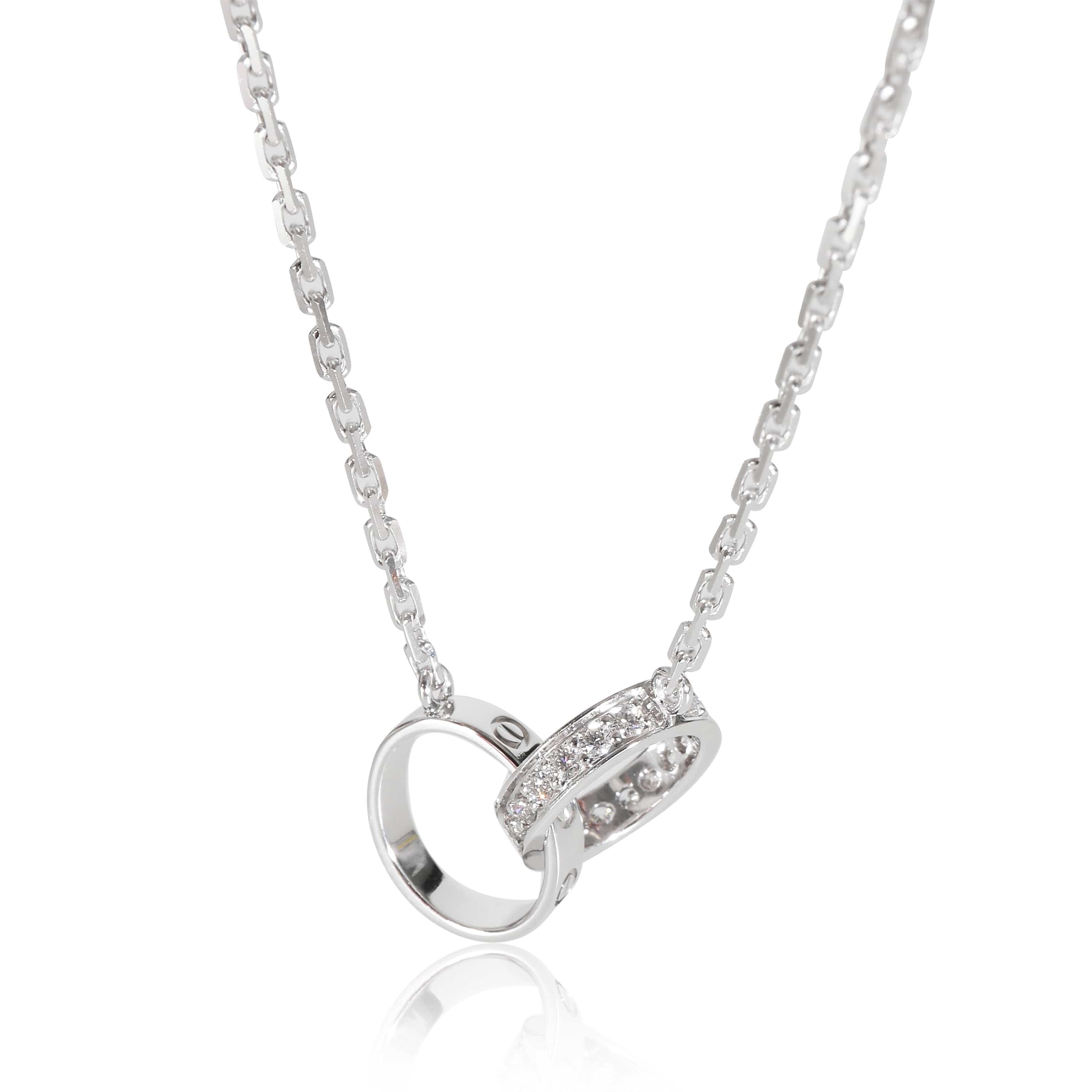 Cartier Love Necklace, Diamonds (White Gold)