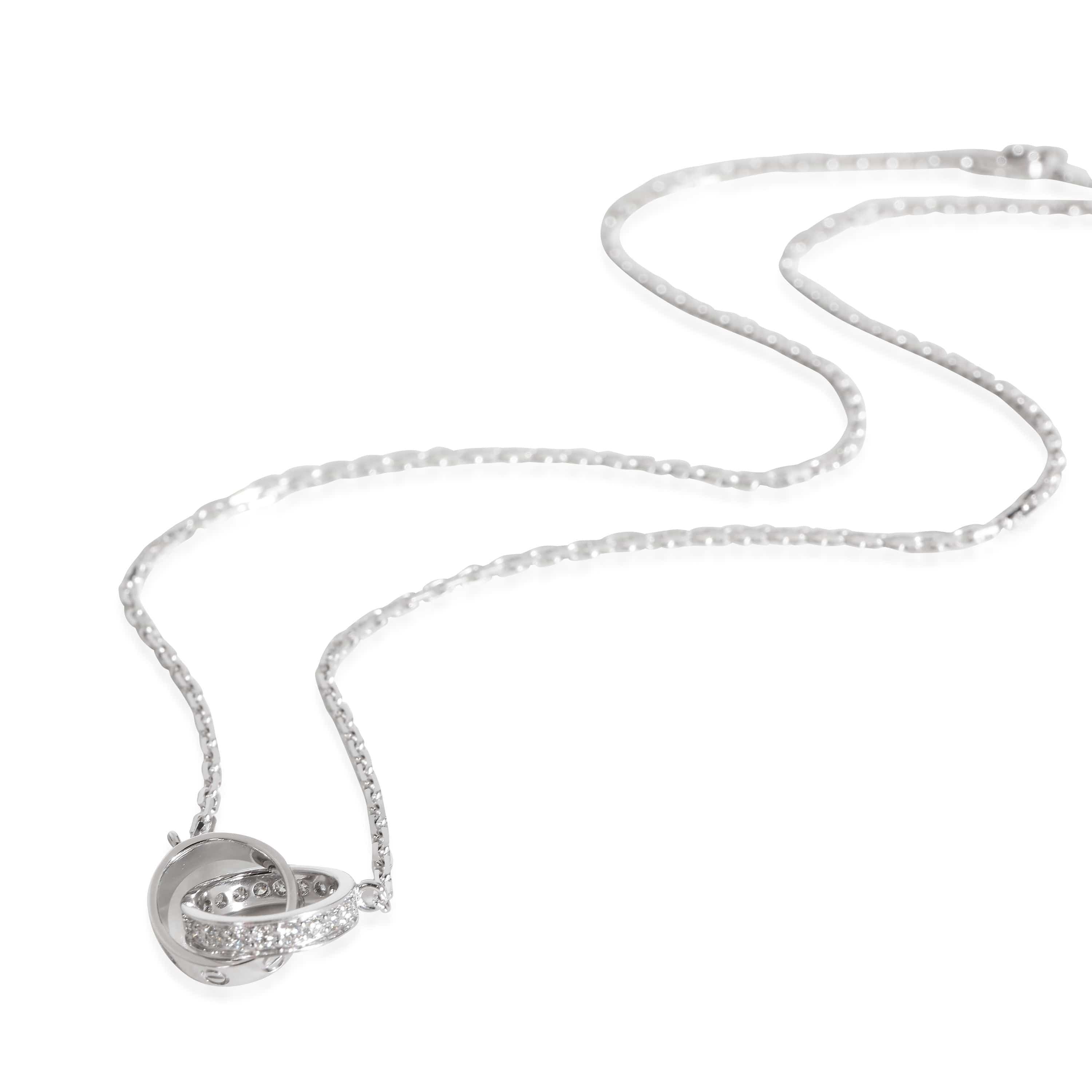 Cartier Love Necklace, Diamonds (White Gold)