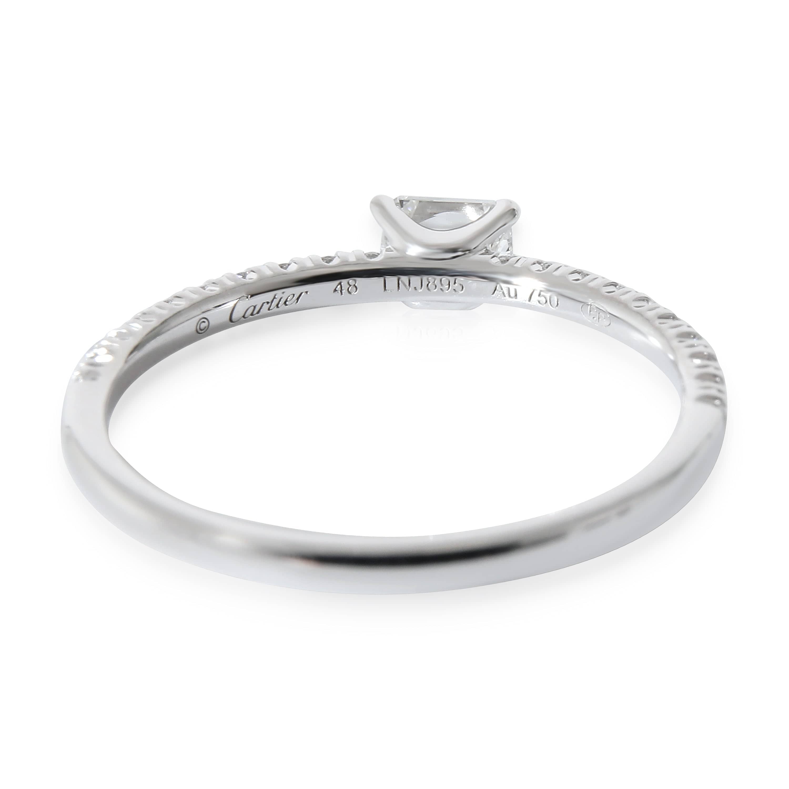 Cartier Cartier Etincelle de Cartier Diamond Ring in  18 Karat White Gold EF VVS 0.28 CT