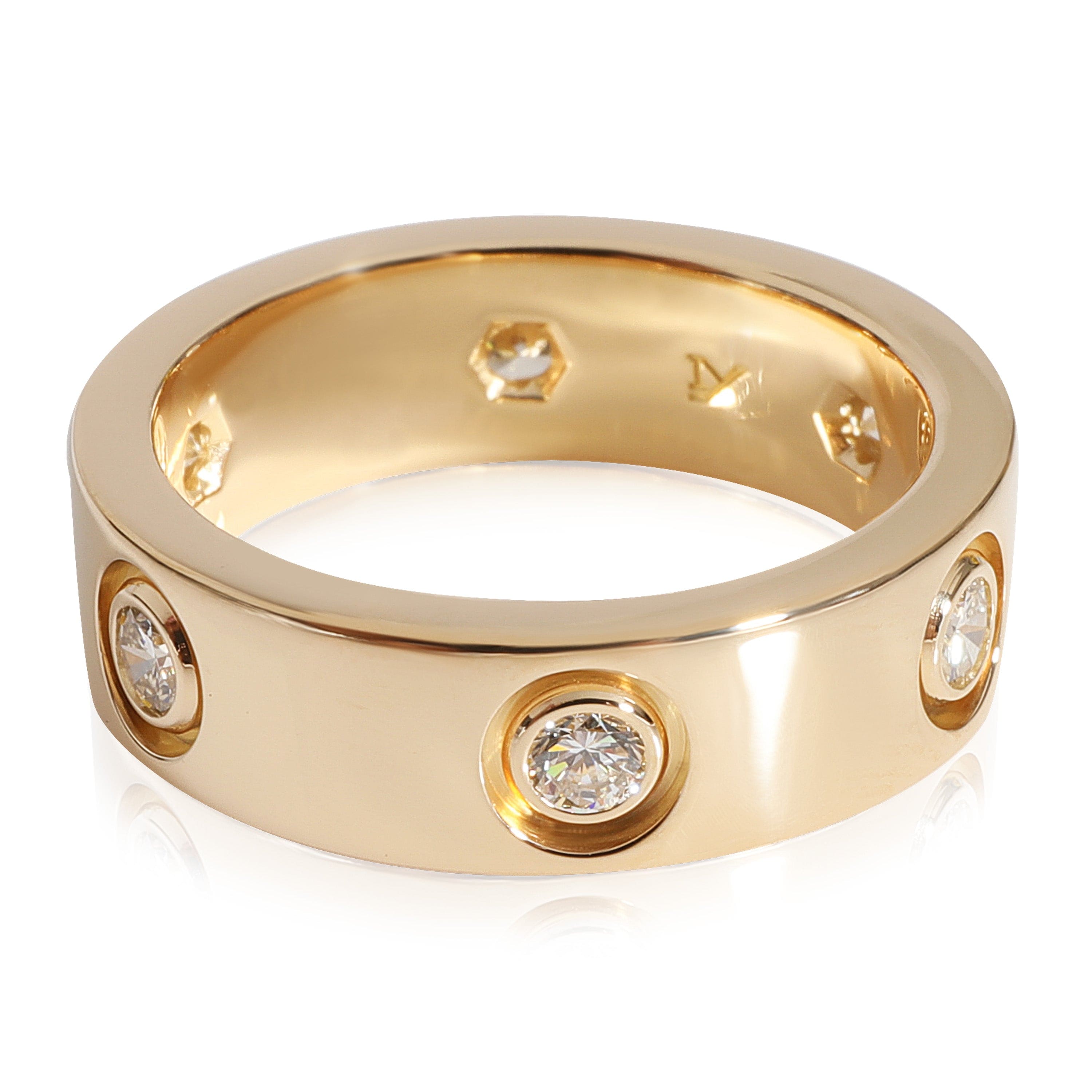 Cartier Cartier Love 6 Diamond Ring in 18k Yellow Gold 0.46 CTW