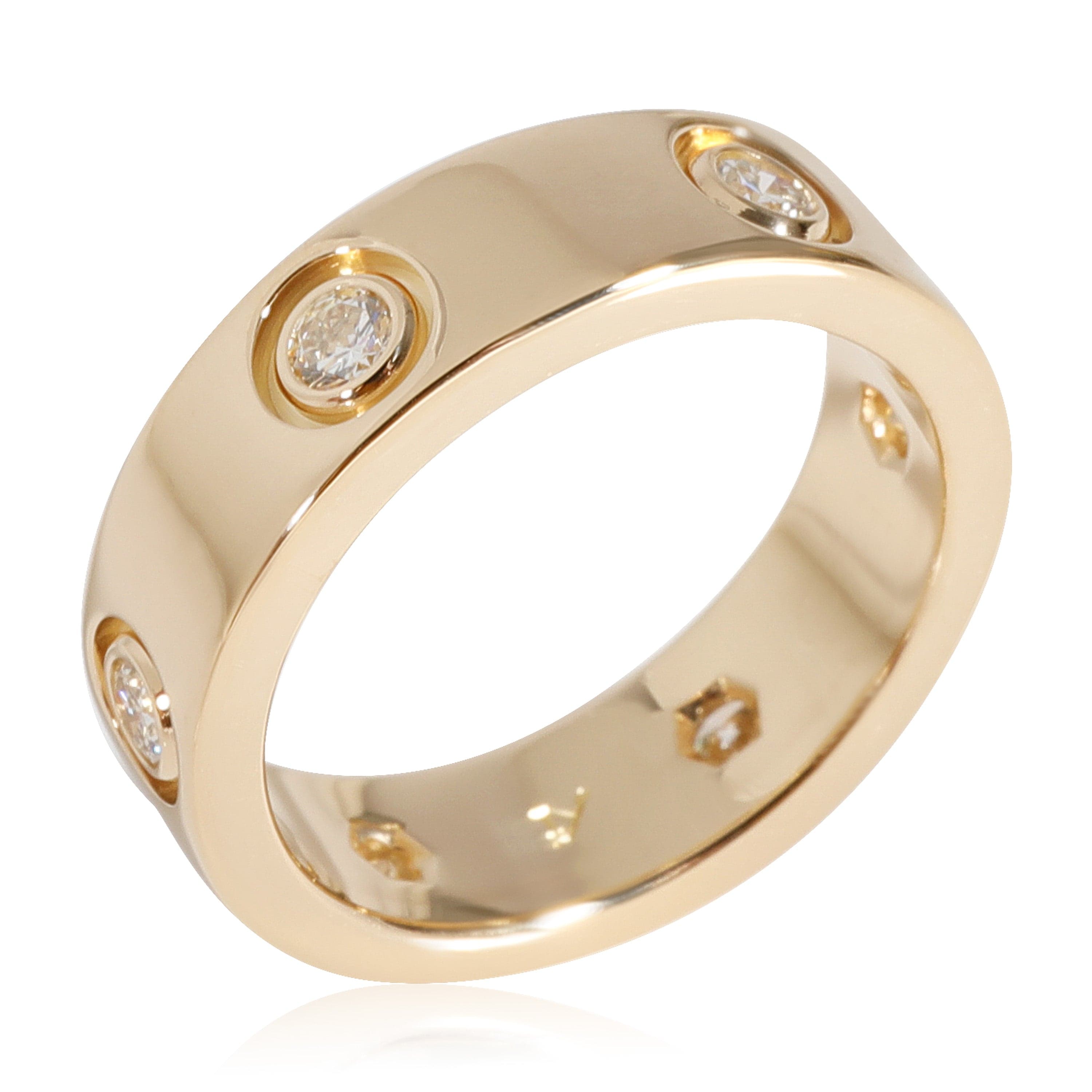 Cartier Cartier Love 6 Diamond Ring in 18k Yellow Gold 0.46 CTW