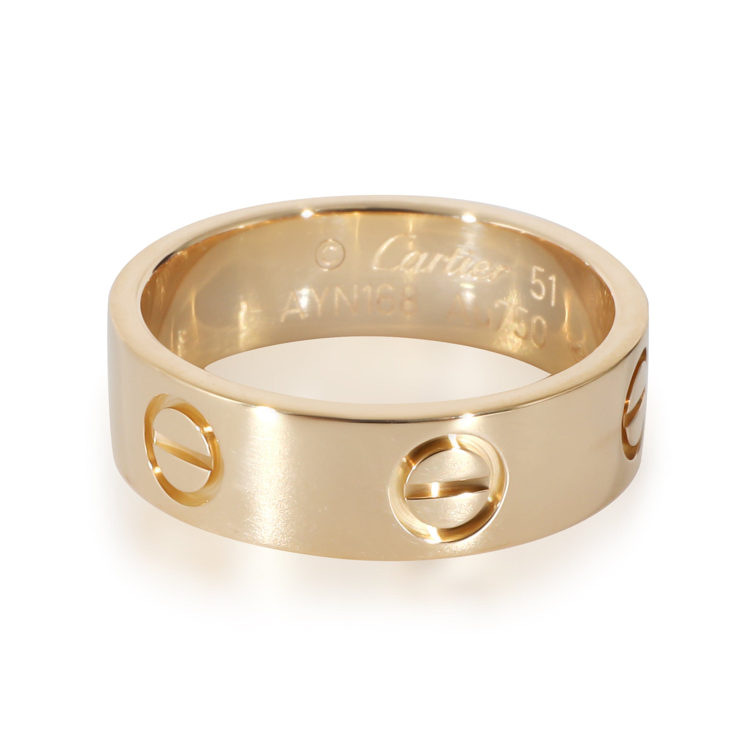 Cartier Cartier Love Ring in 18k Yellow Gold