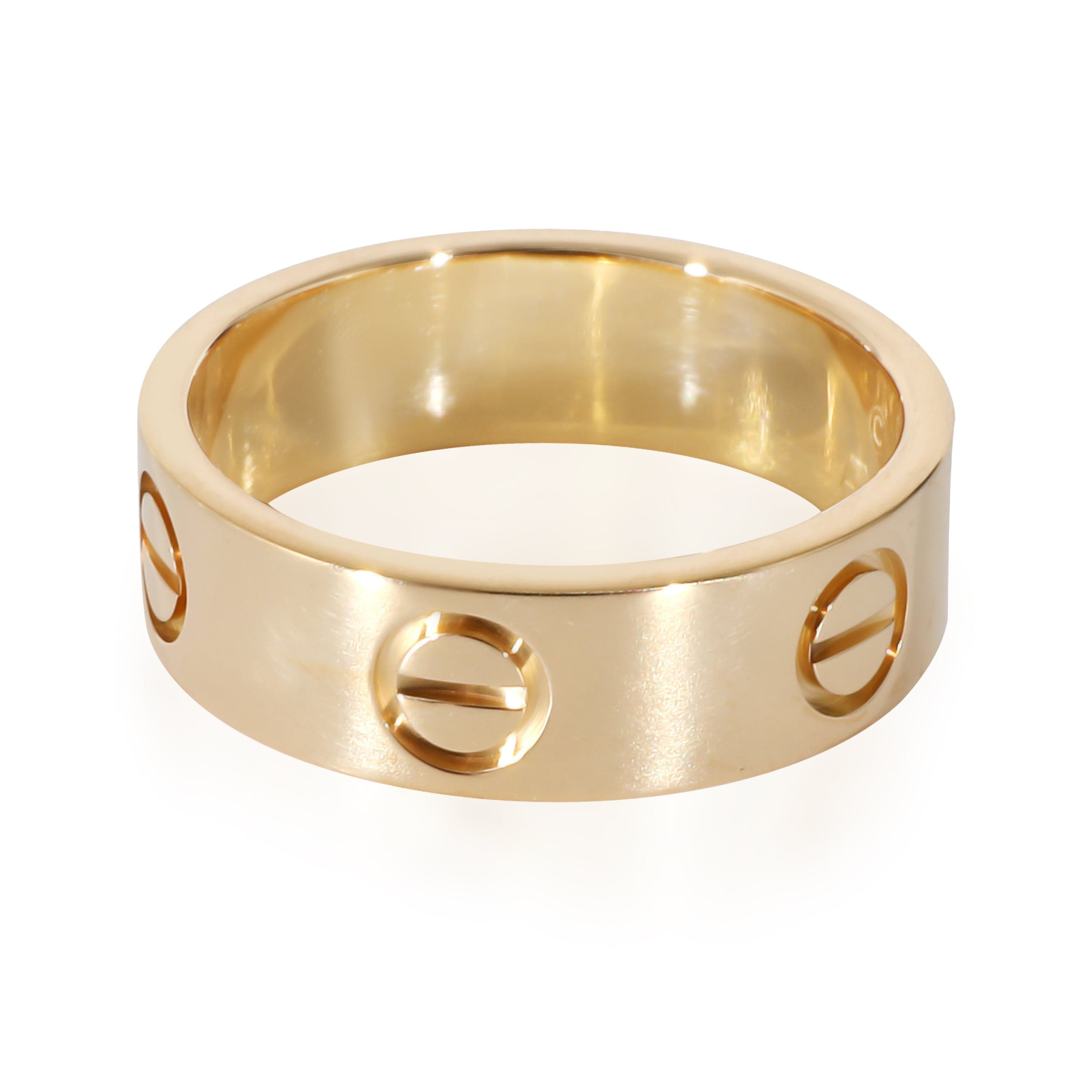 Cartier Cartier Love Ring in 18k Yellow Gold