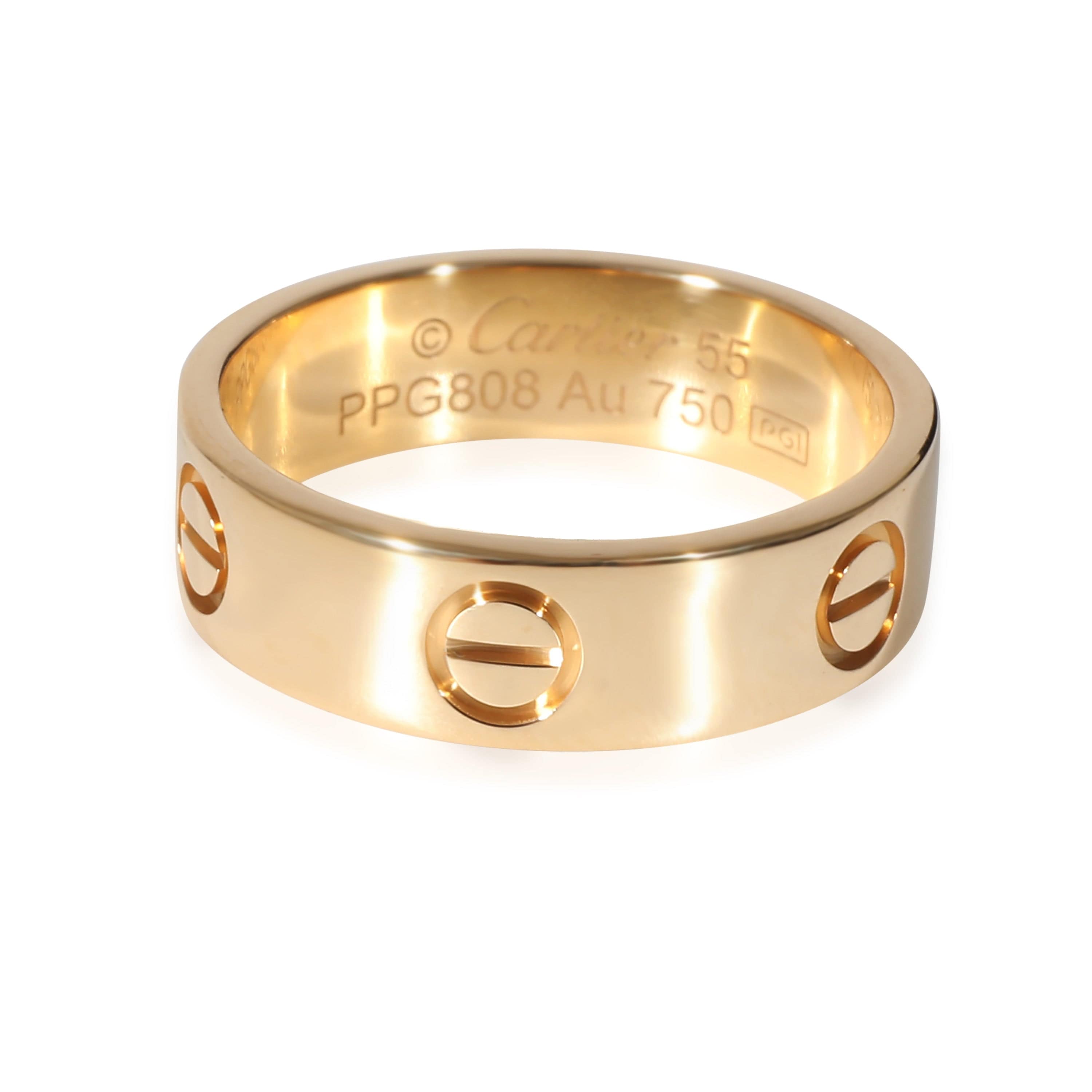 Cartier Cartier Love Ring in 18K Yellow Gold