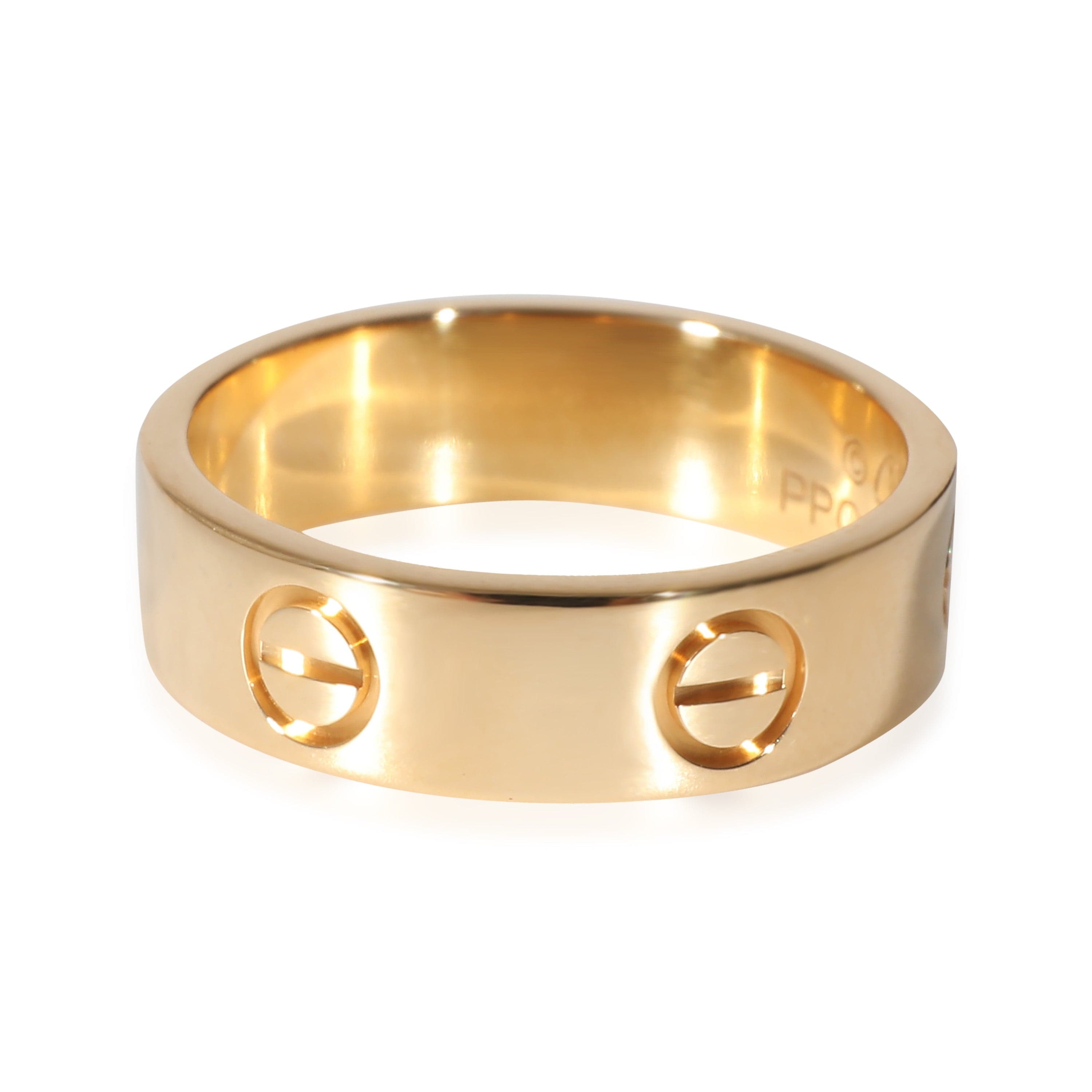 Cartier Cartier Love Ring in 18K Yellow Gold