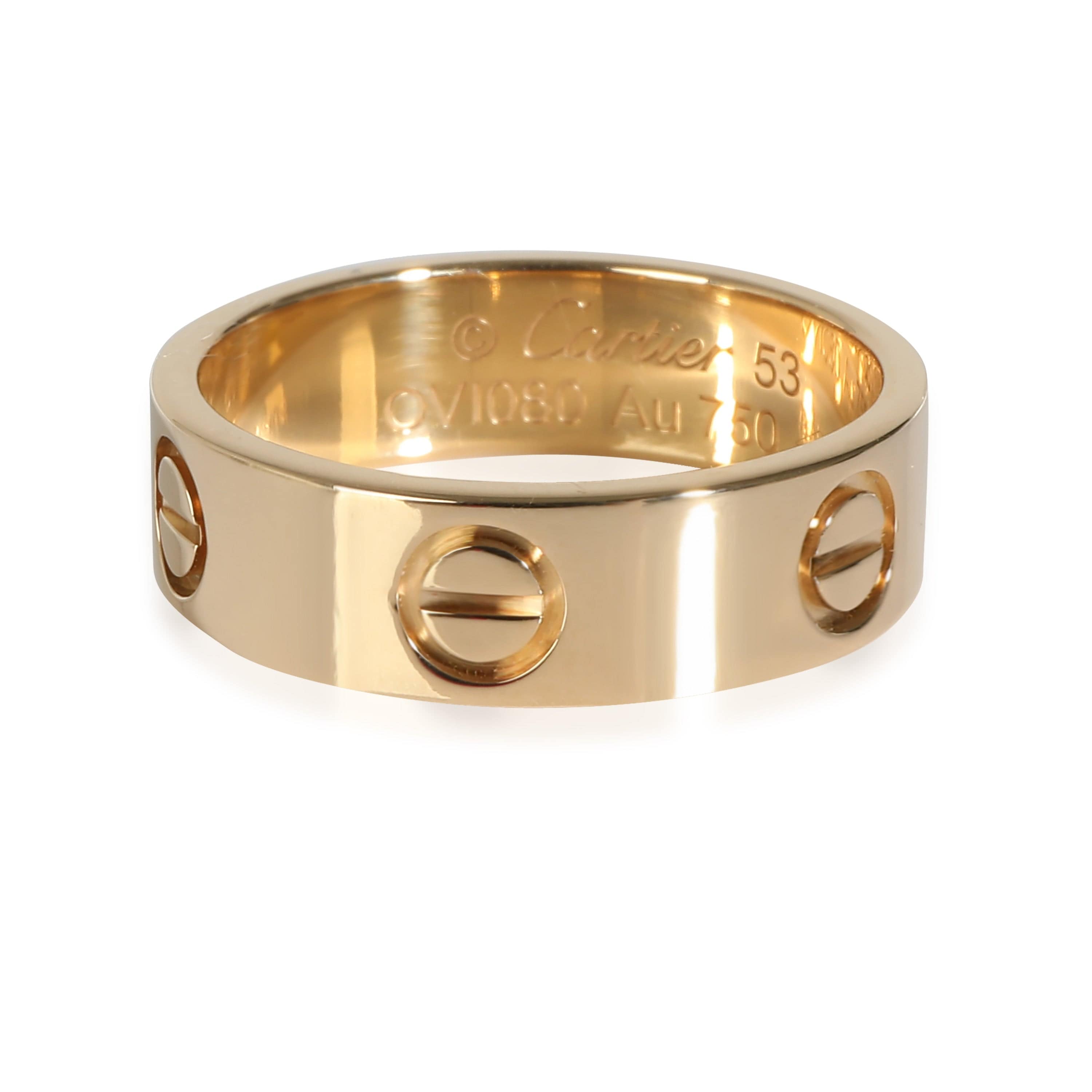 Cartier Cartier Love Ring in 18k Yellow Gold