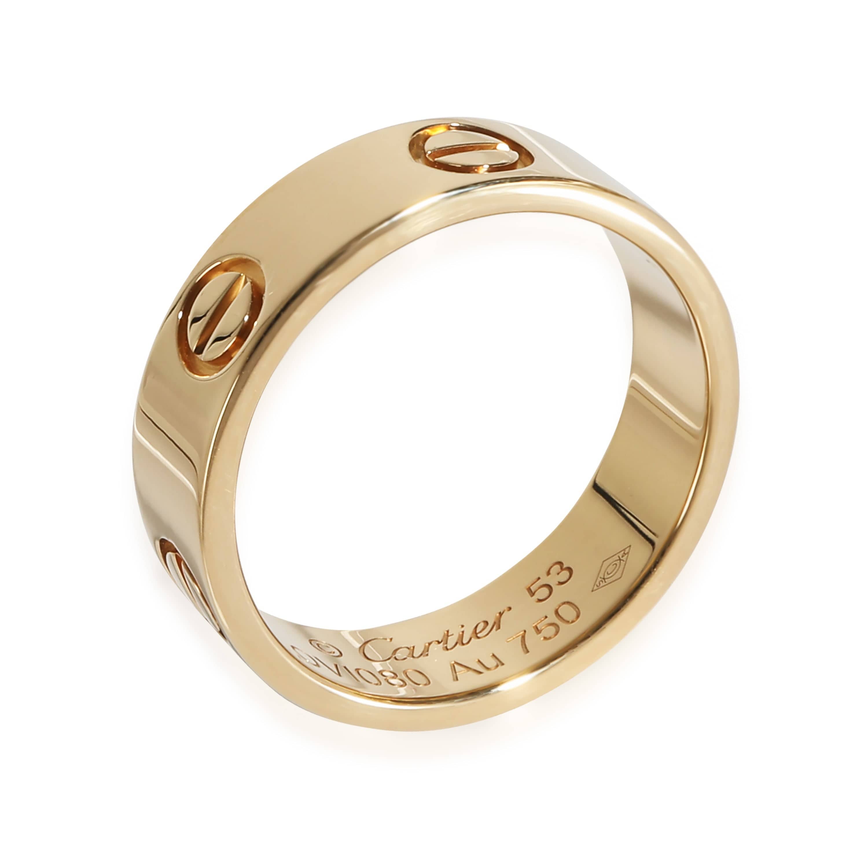 Cartier Cartier Love Ring in 18k Yellow Gold