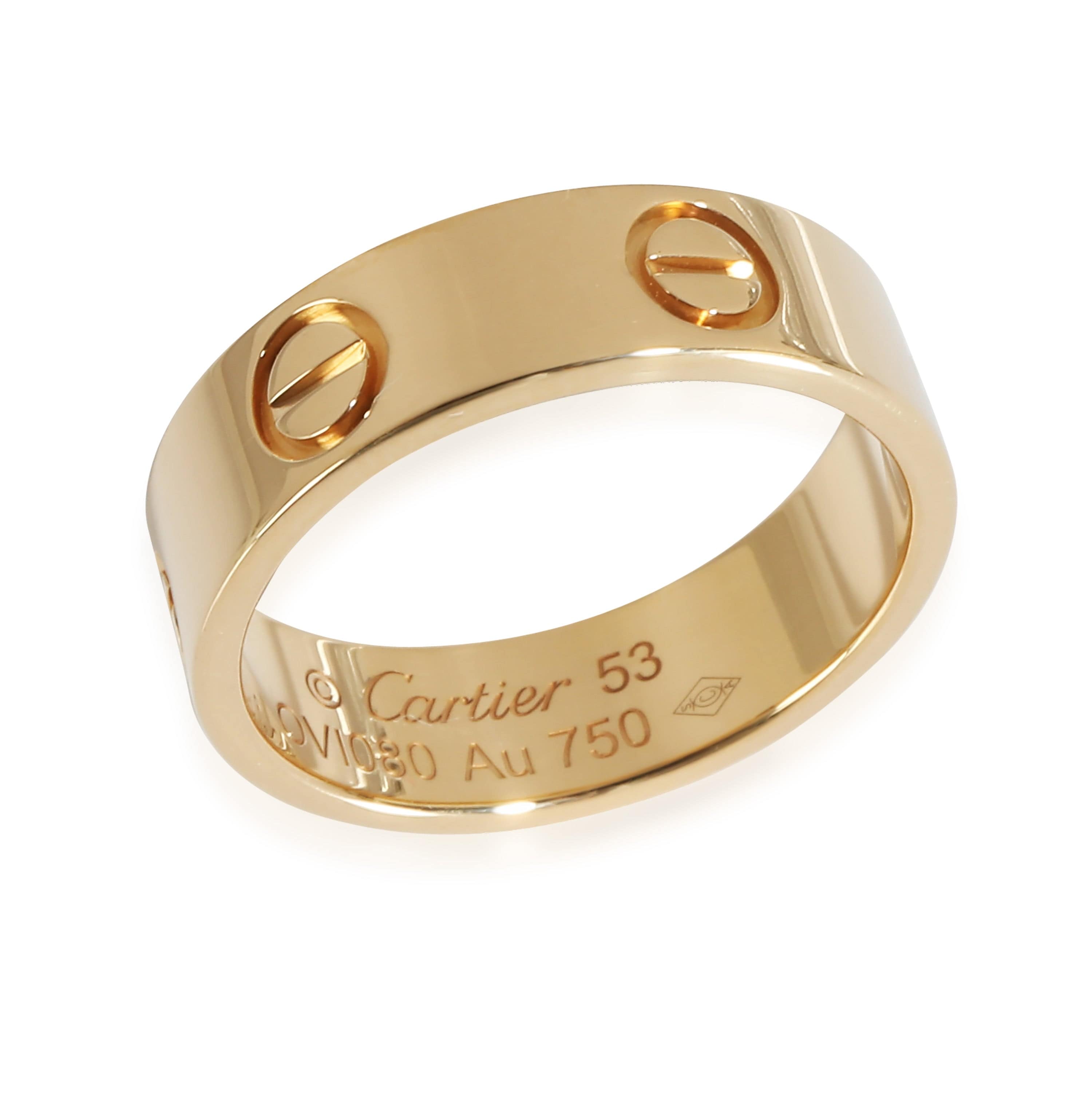 Cartier Cartier Love Ring in 18k Yellow Gold