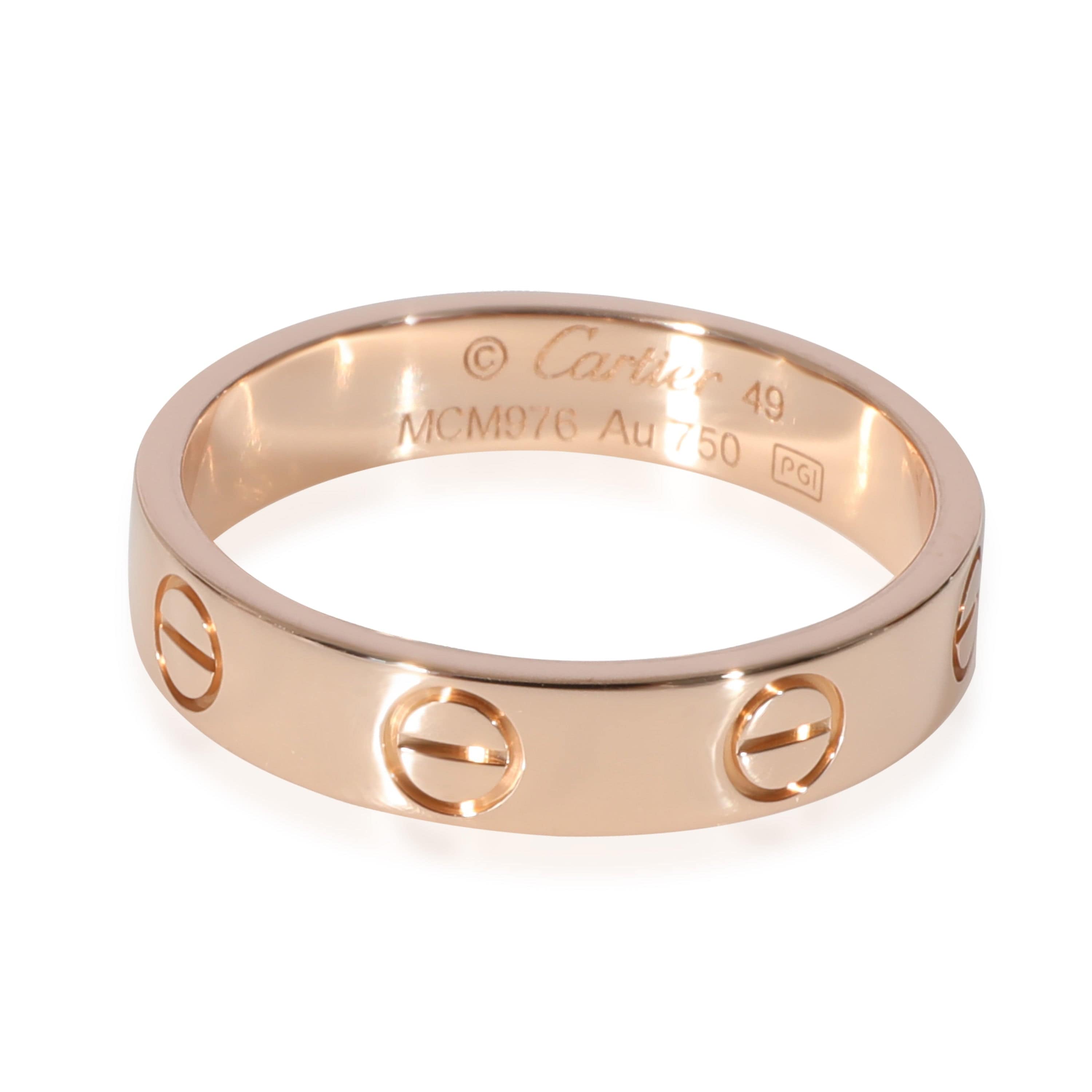 Cartier Cartier Love Wedding Band in 18k Rose Gold