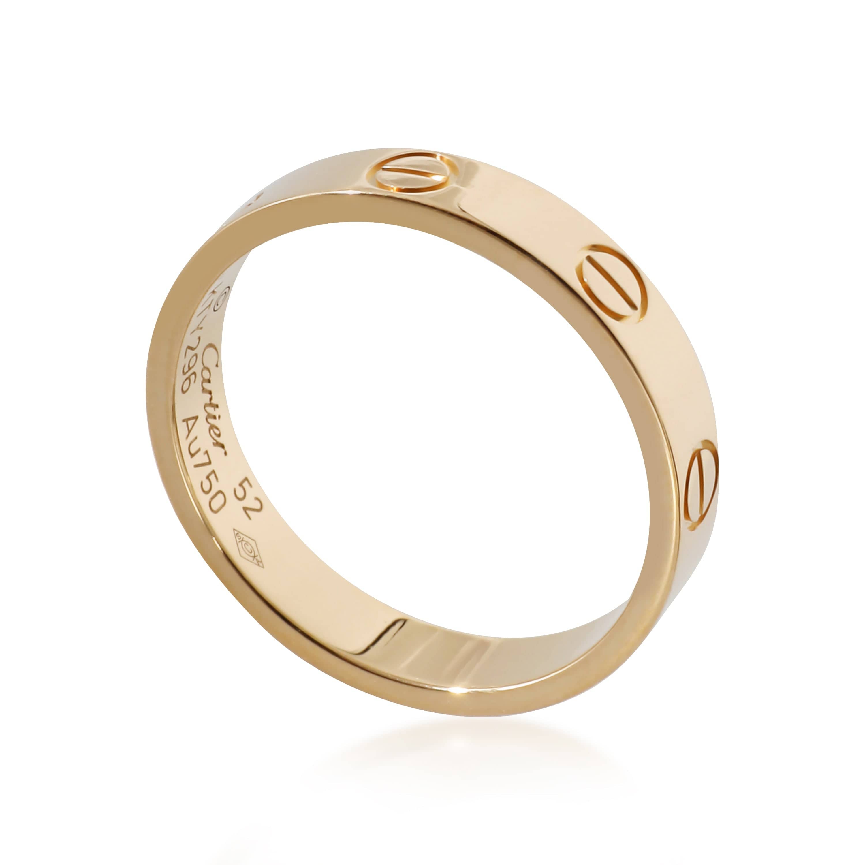 Cartier Cartier Love Wedding Band in 18K Yellow Gold