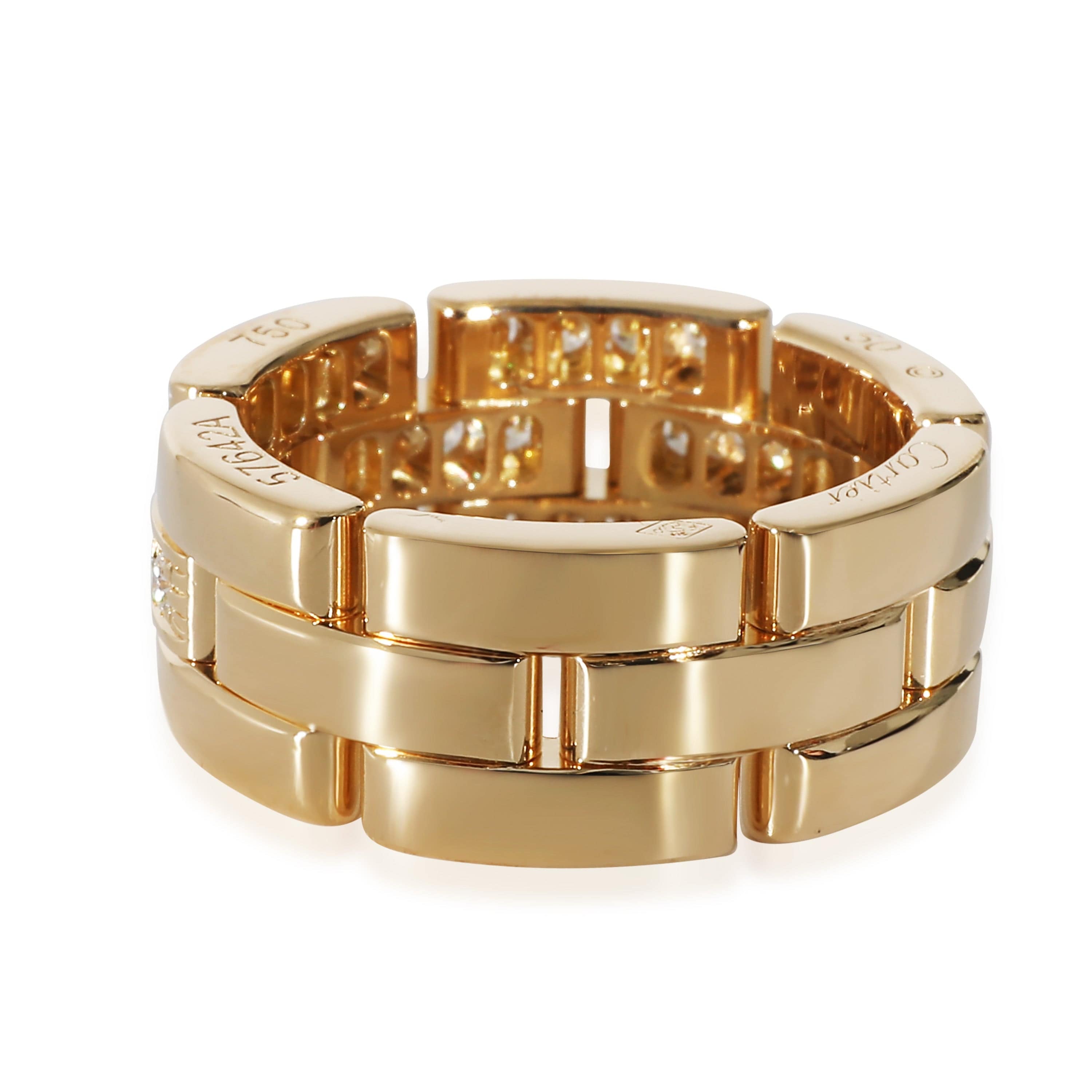 Cartier Cartier Maillon Panthere Band in 18k Yellow Gold 0.53 CTW