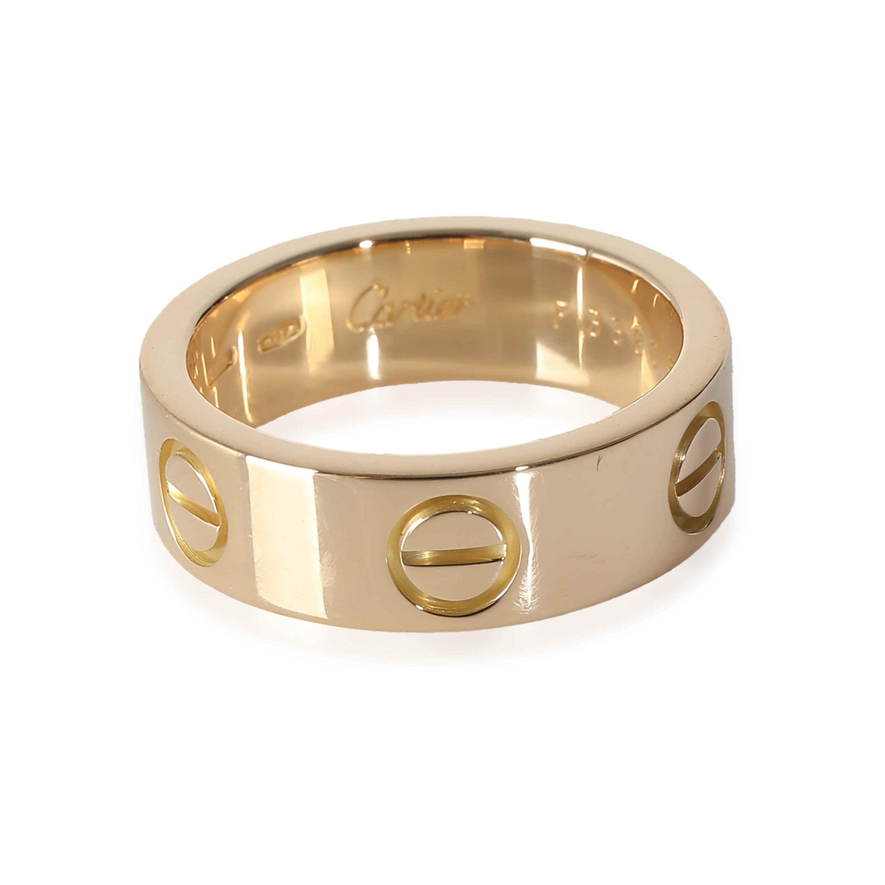 Cartier Love Fashion Ring in 18k Yellow Gold