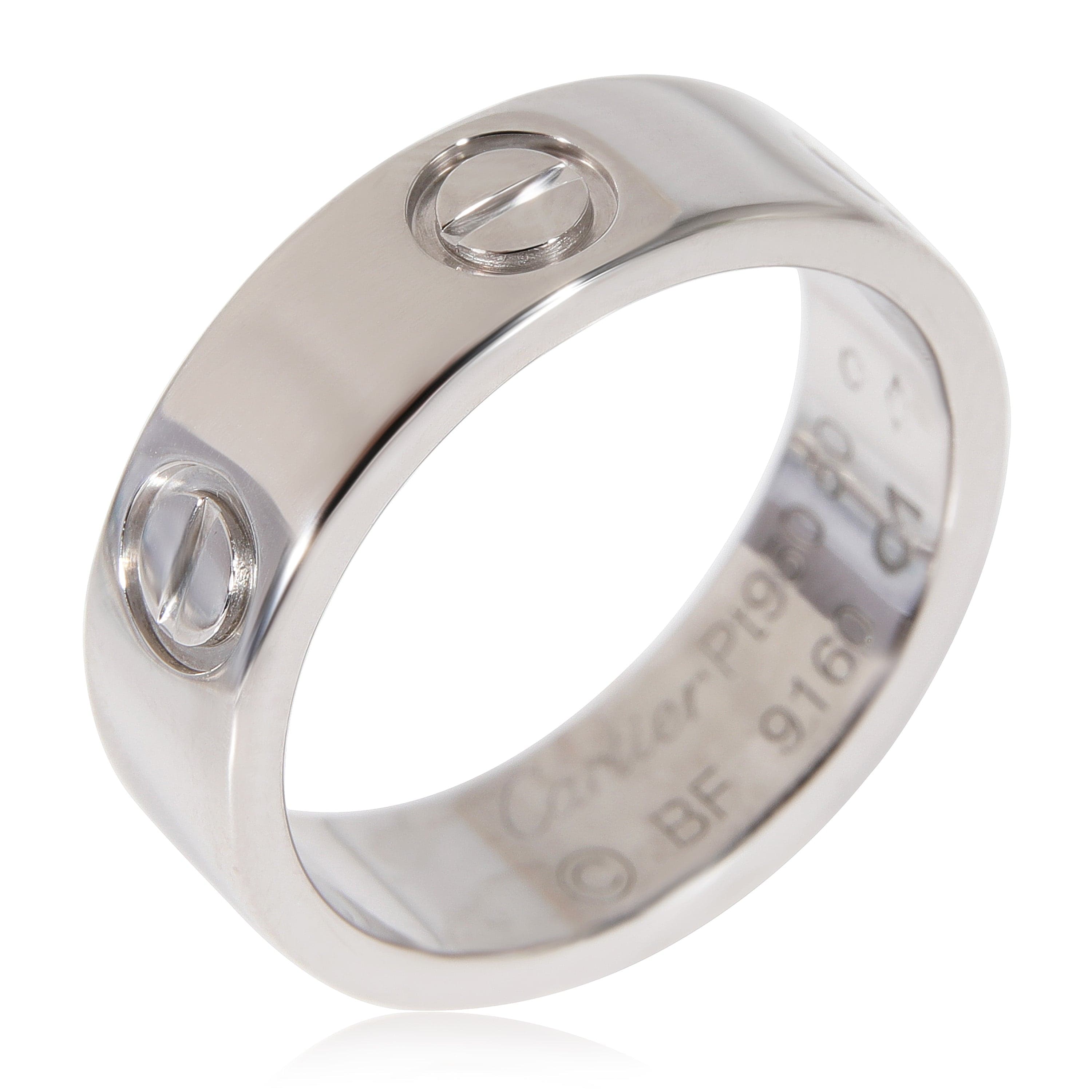 Cartier Love Ring (Platinum)