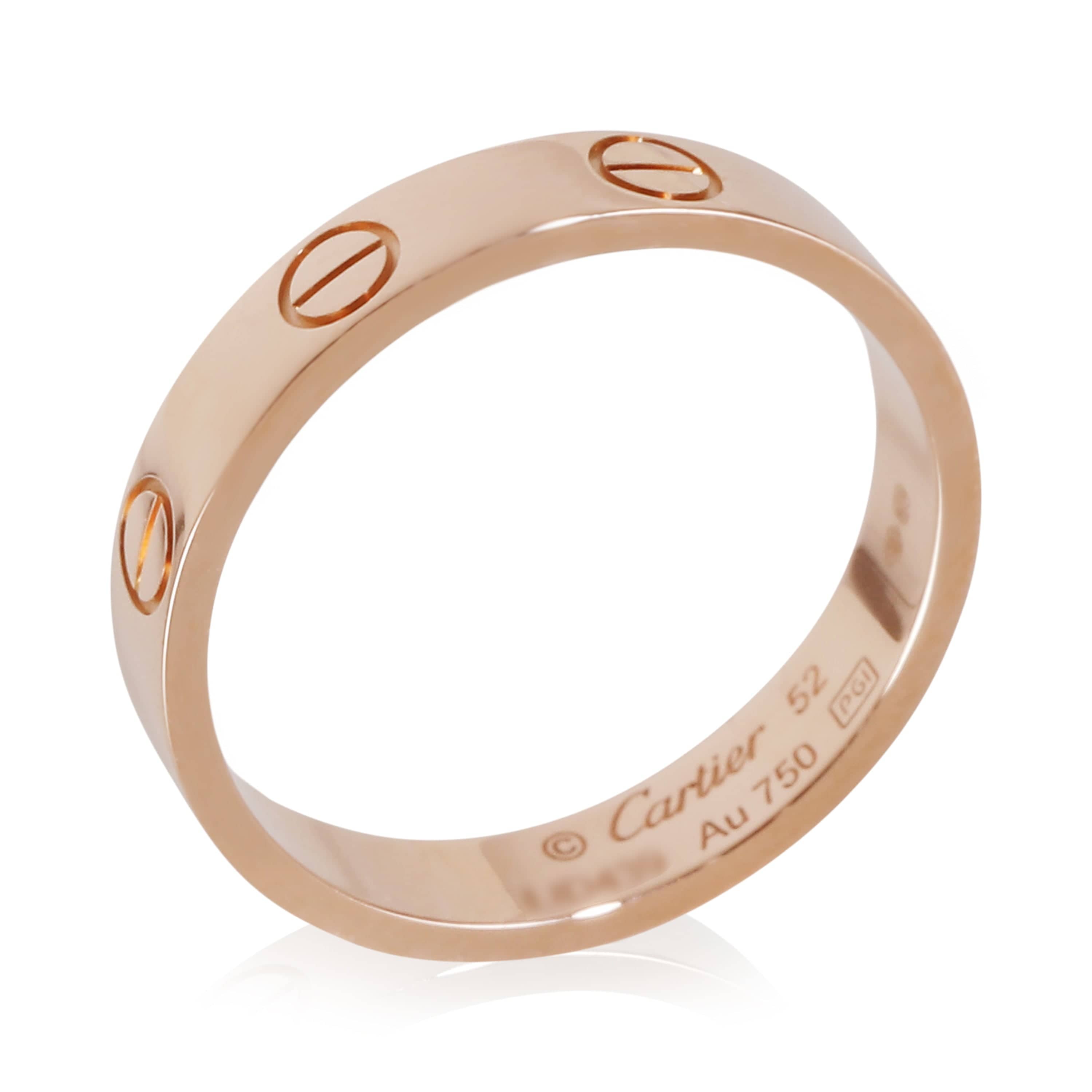 Cartier Love Ring (Rose Gold)