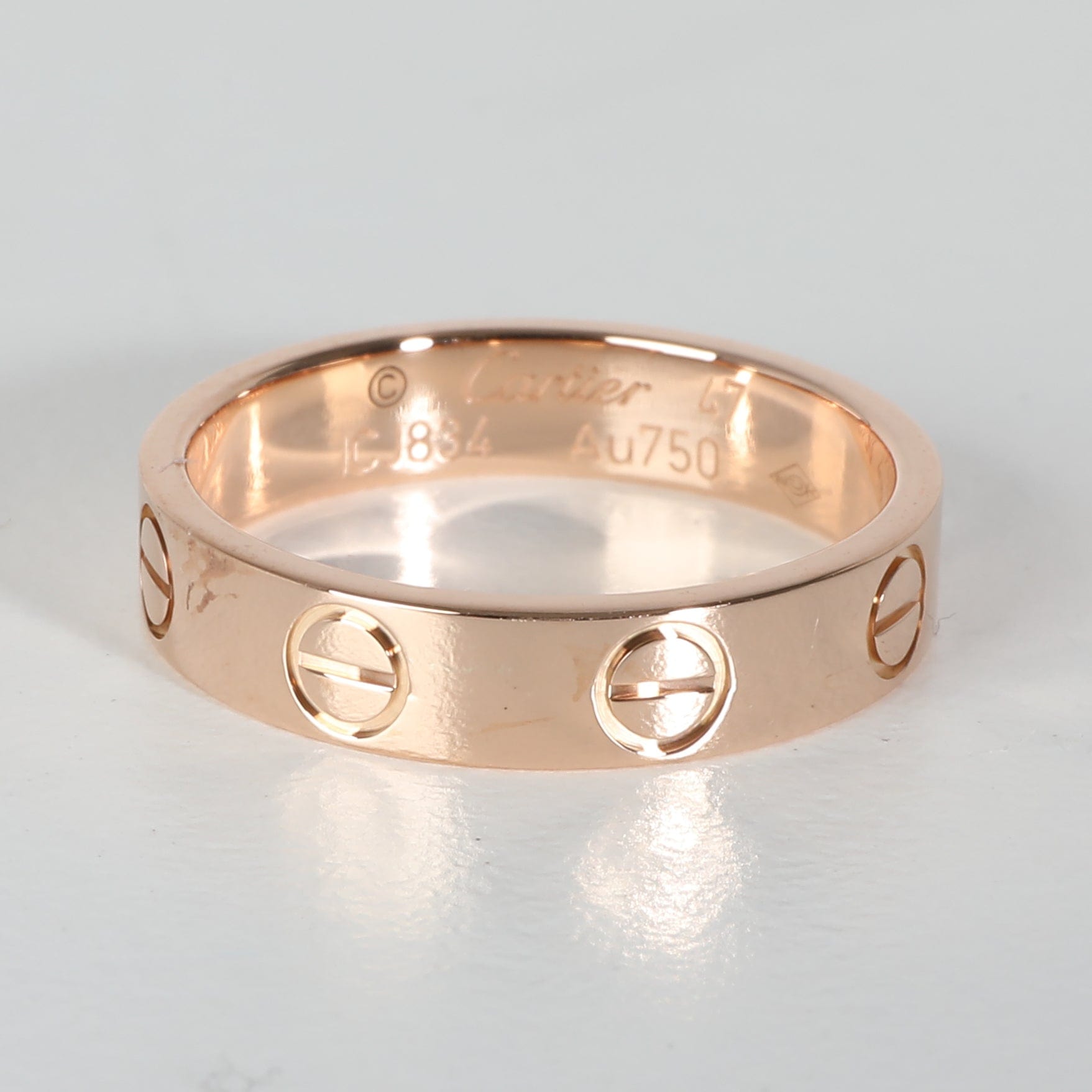 Cartier Love Wedding Band (Rose Gold)