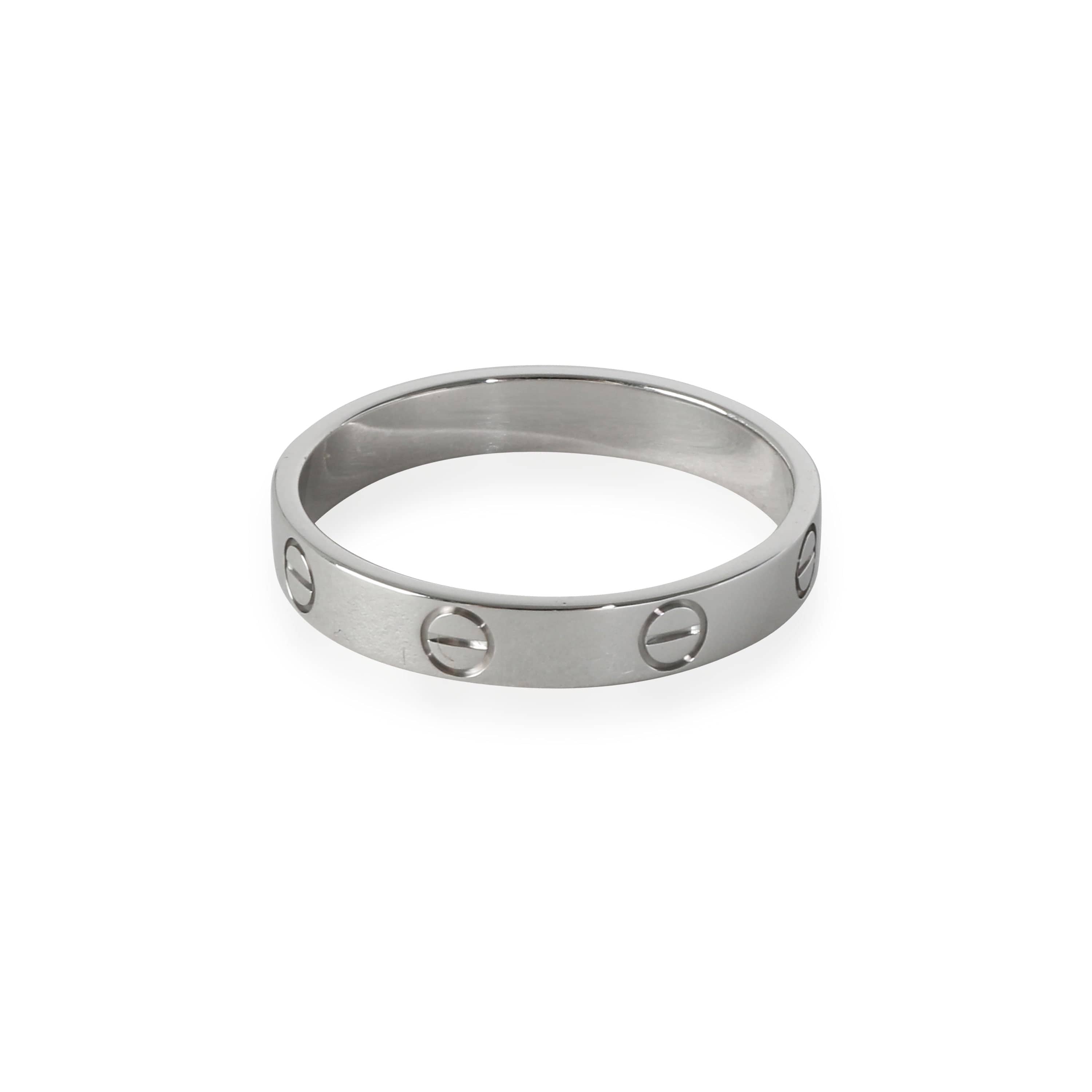 Cartier Love Wedding Band (White Gold)