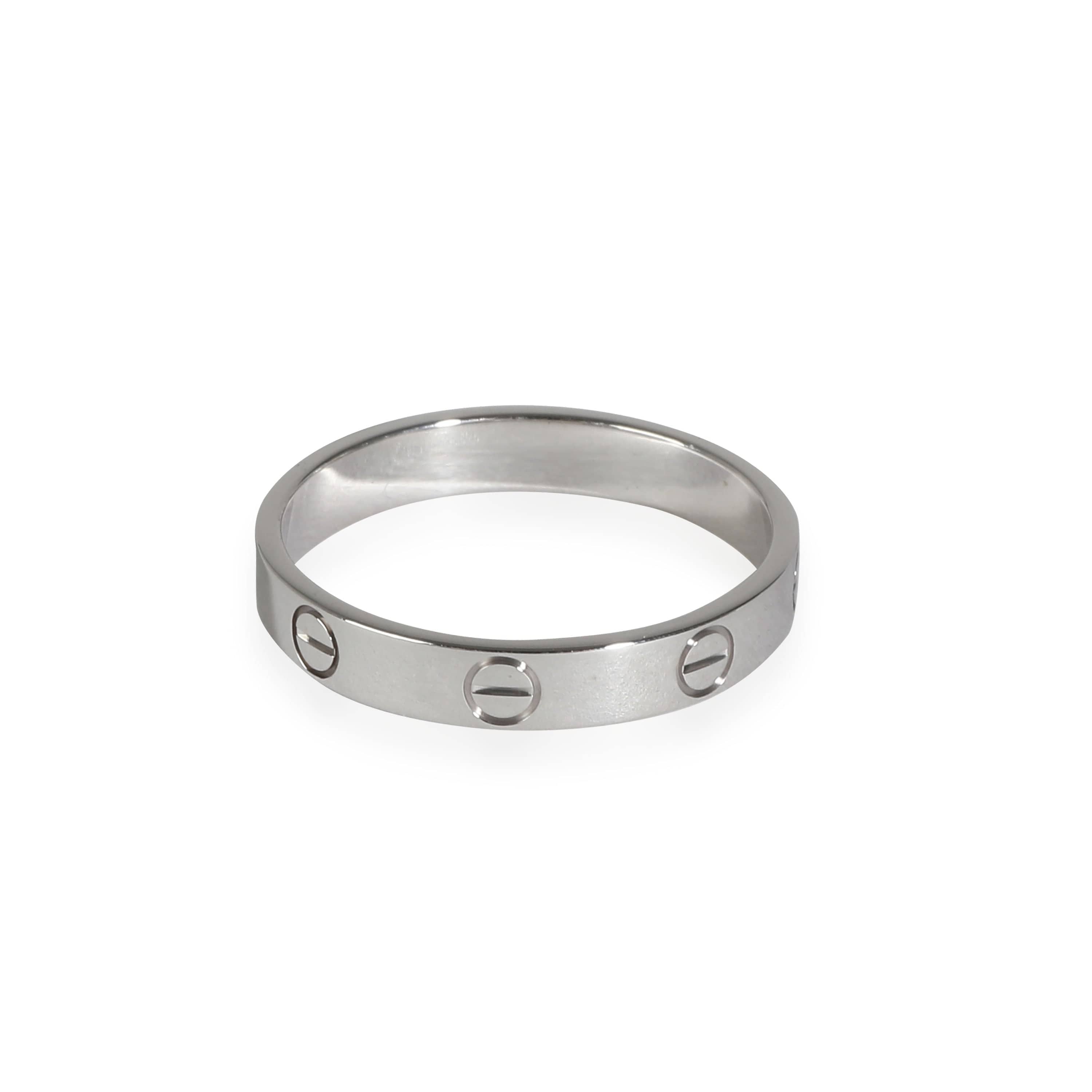 Cartier Love Wedding Band (White Gold)