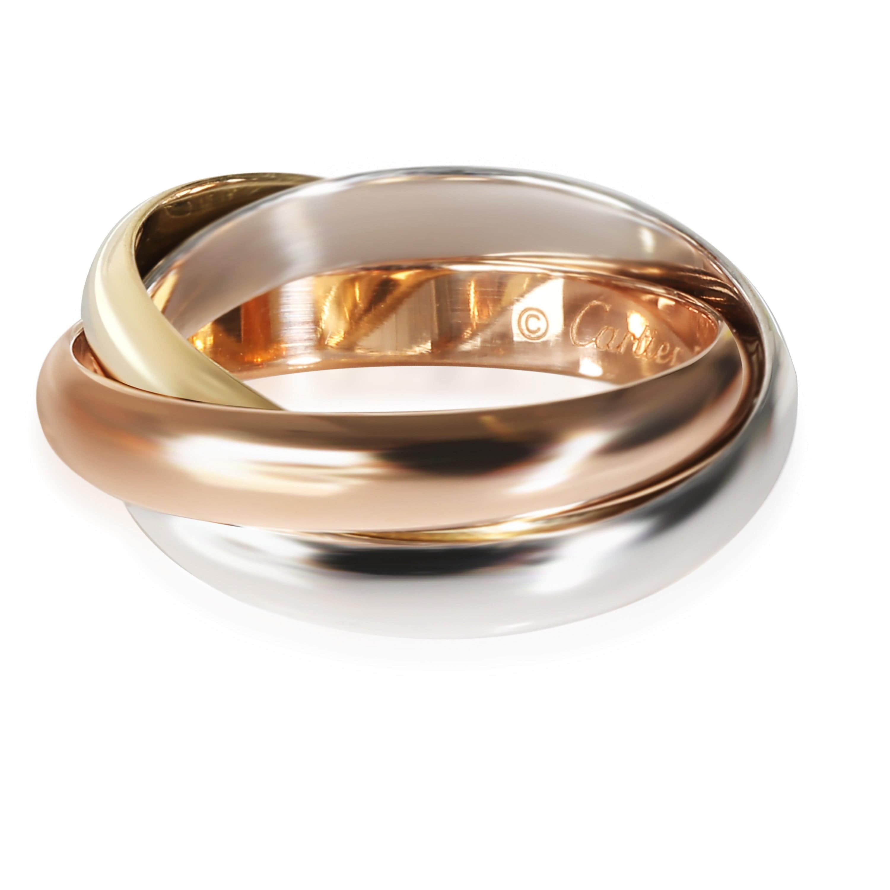 Cartier Trinity Ring in 18k 3 Tone Gold