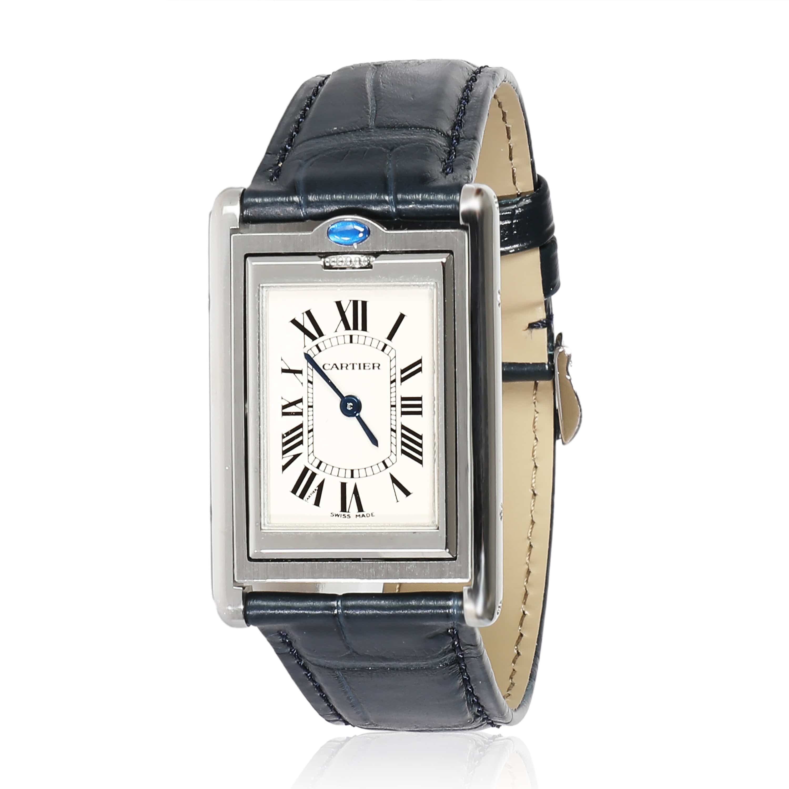 Cartier Basculante de Cartier 2405 Women's Watch in  Stainless Steel