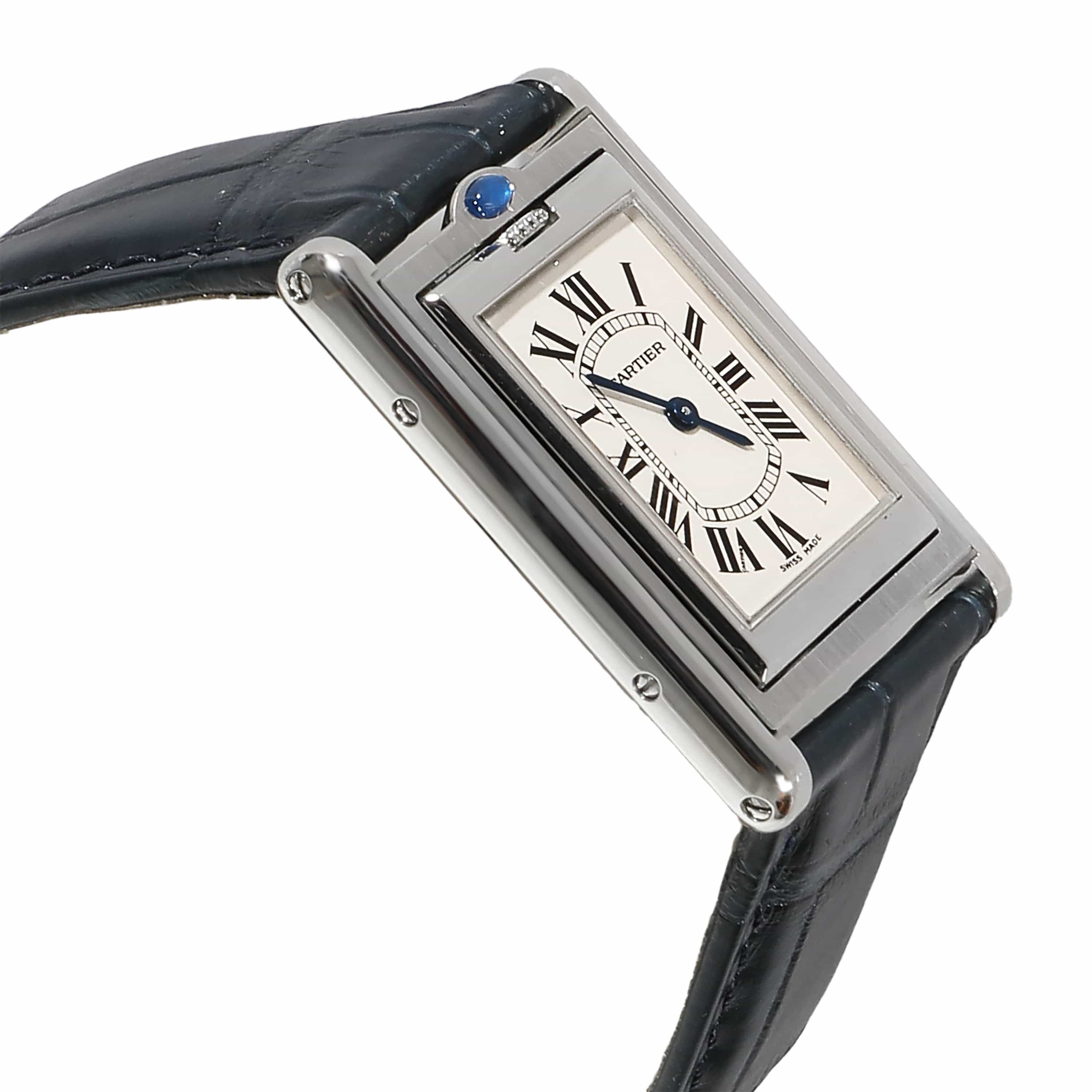 Cartier Basculante de Cartier 2405 Women's Watch in  Stainless Steel