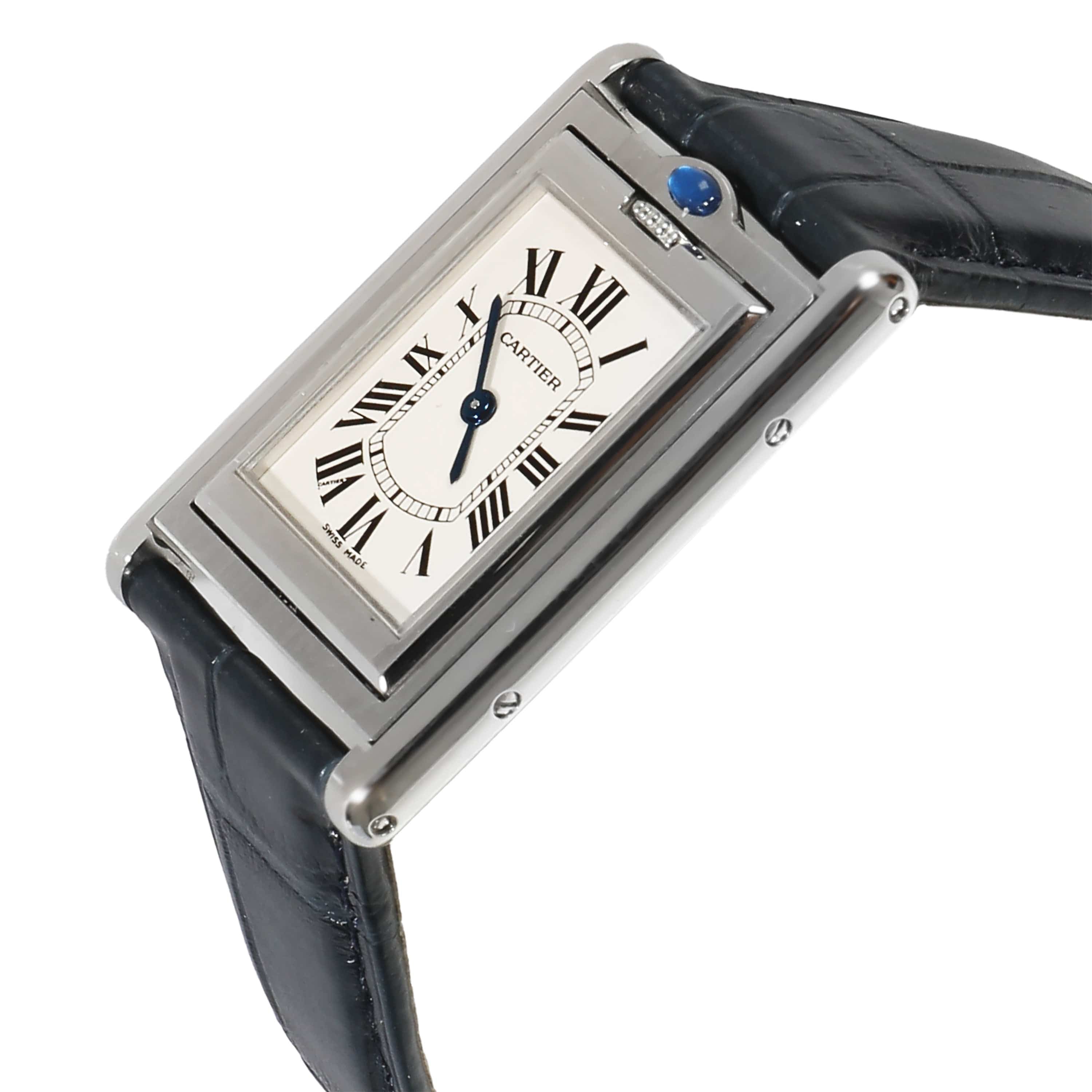 Cartier Basculante de Cartier 2405 Women's Watch in  Stainless Steel