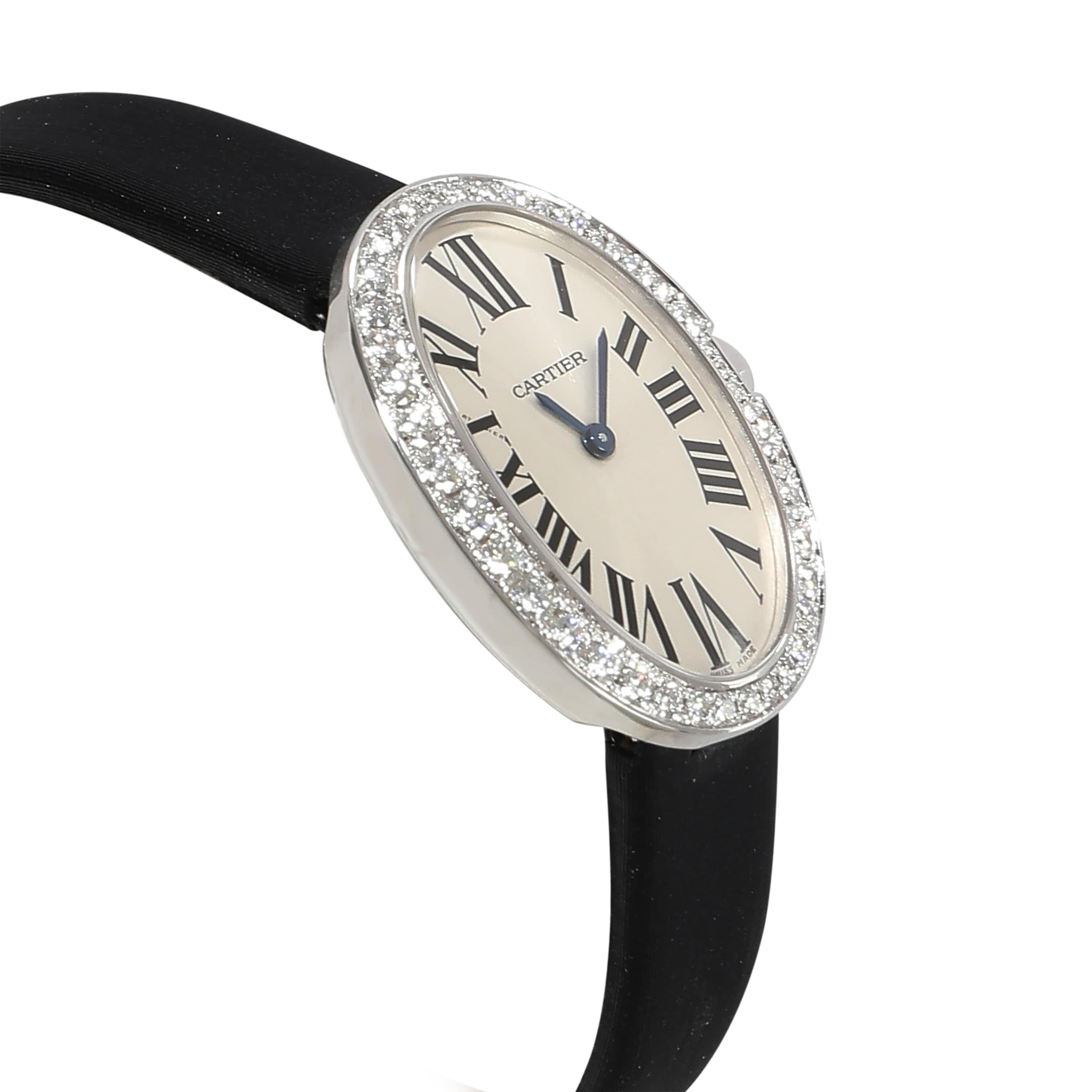 Cartier Cartier Baignoire WB520027 Women's Watch in 18kt White Gold