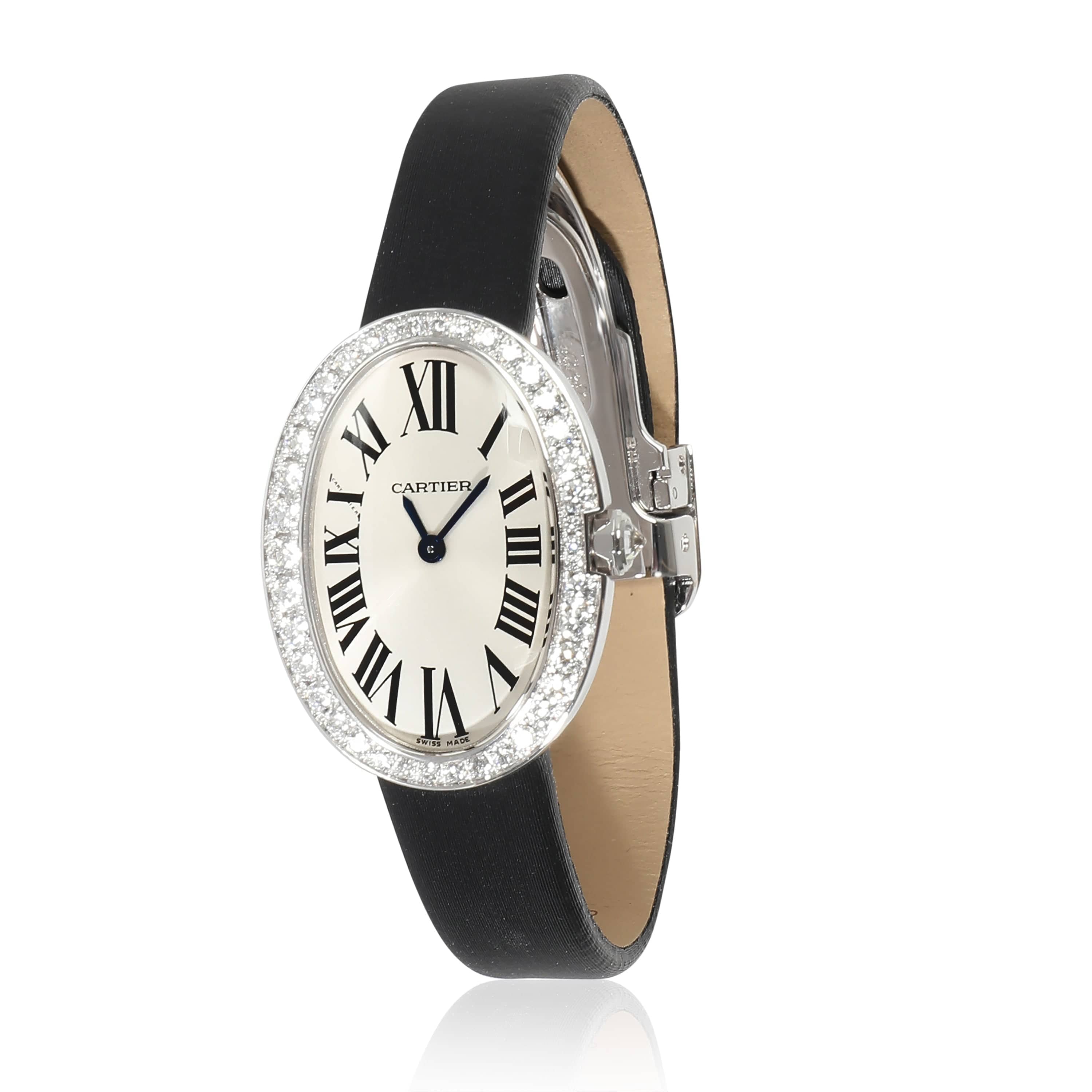 Cartier Cartier Baignoire WB520027 Women's Watch in 18kt White Gold