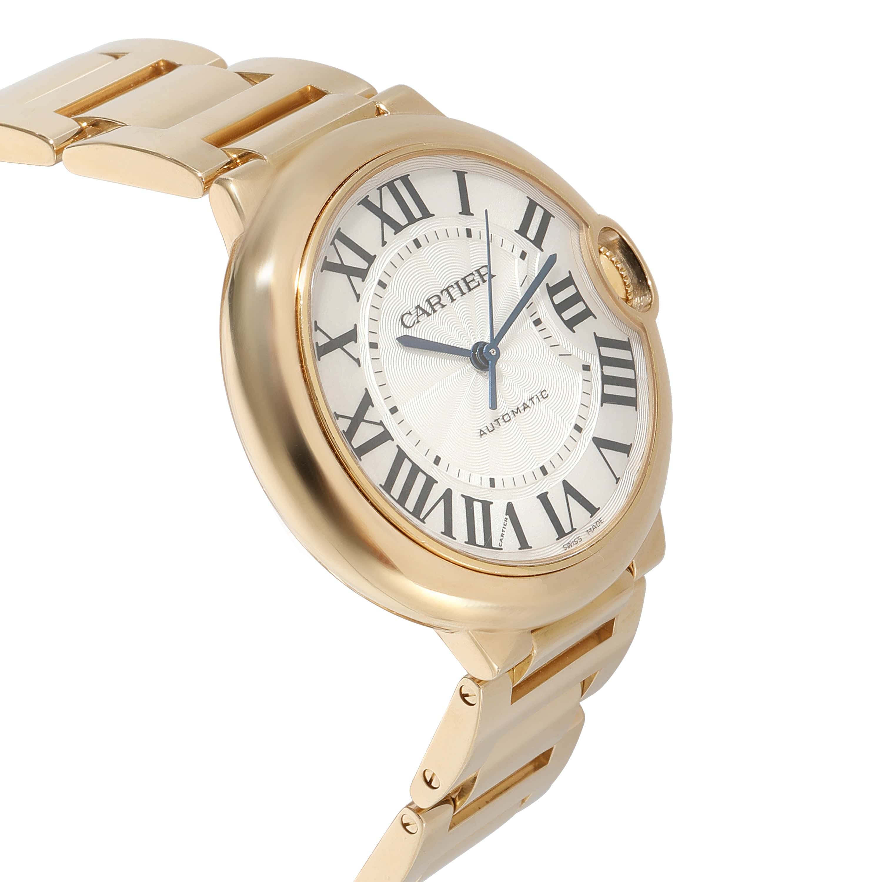 Cartier Cartier Ballon Bleu de Cartier W69003Z2 Unisex Watch in 18kt Yellow Gold