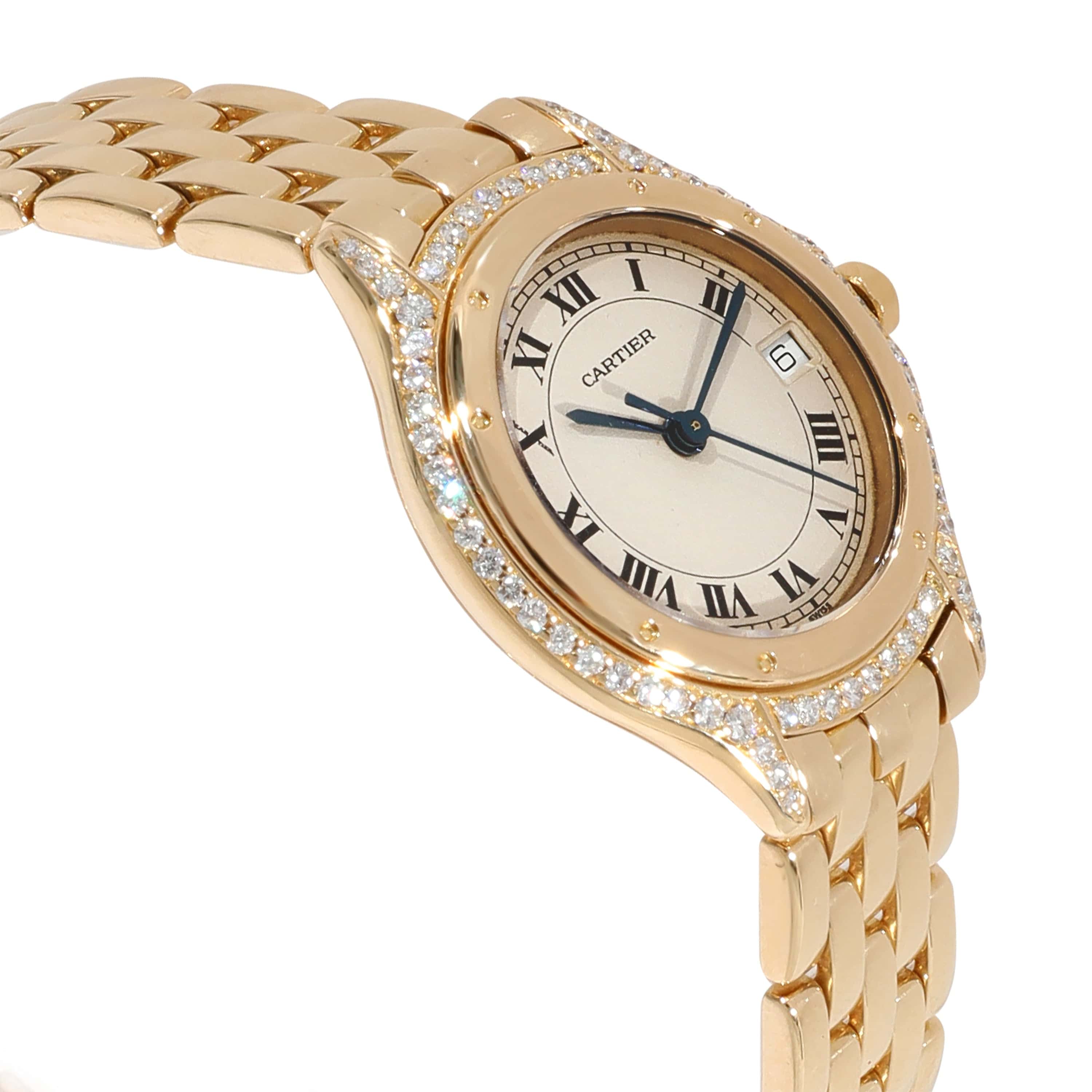 Cartier Cartier Cougar 887907 Women's Watch in 18kt Yellow Gold