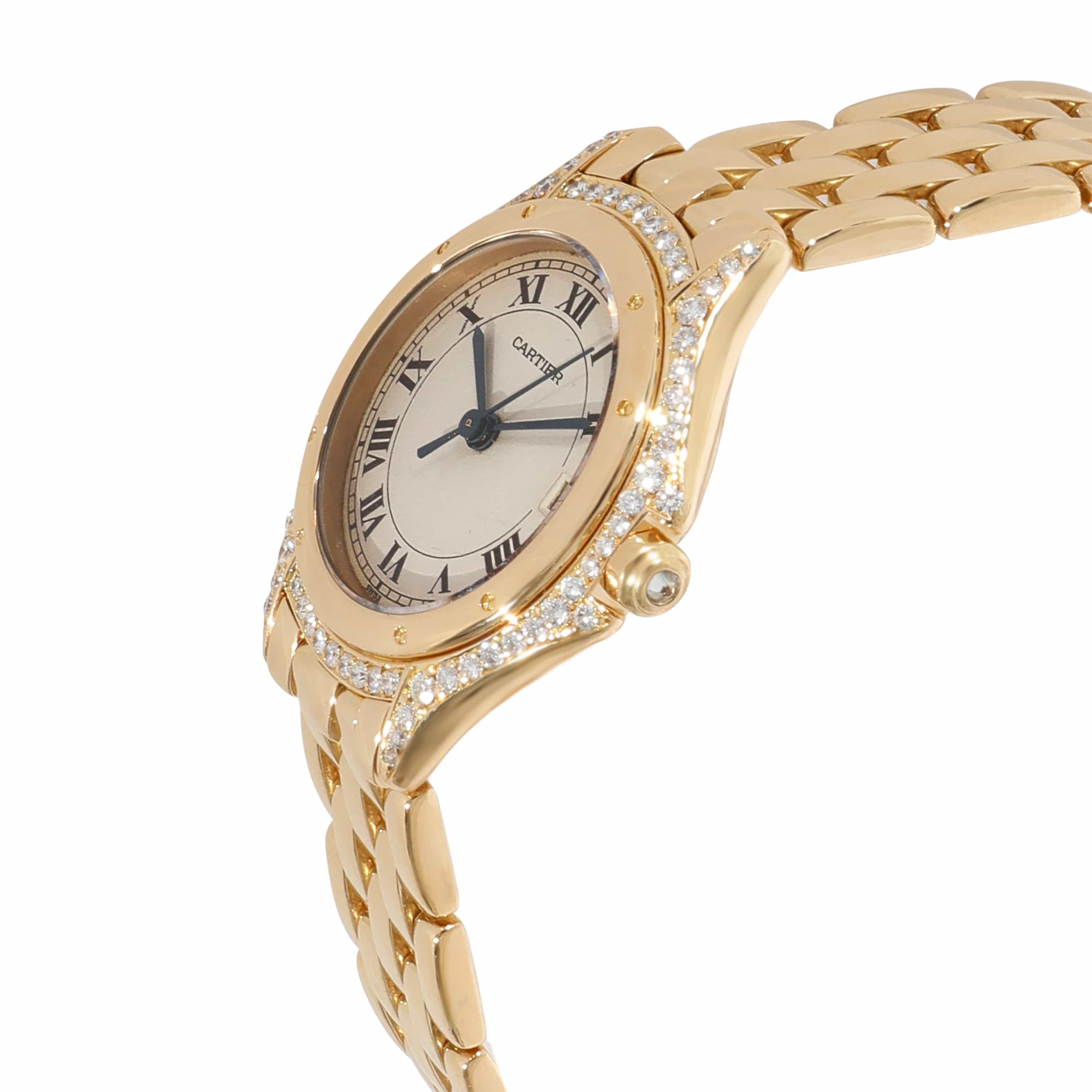 Cartier Cartier Cougar 887907 Women's Watch in 18kt Yellow Gold