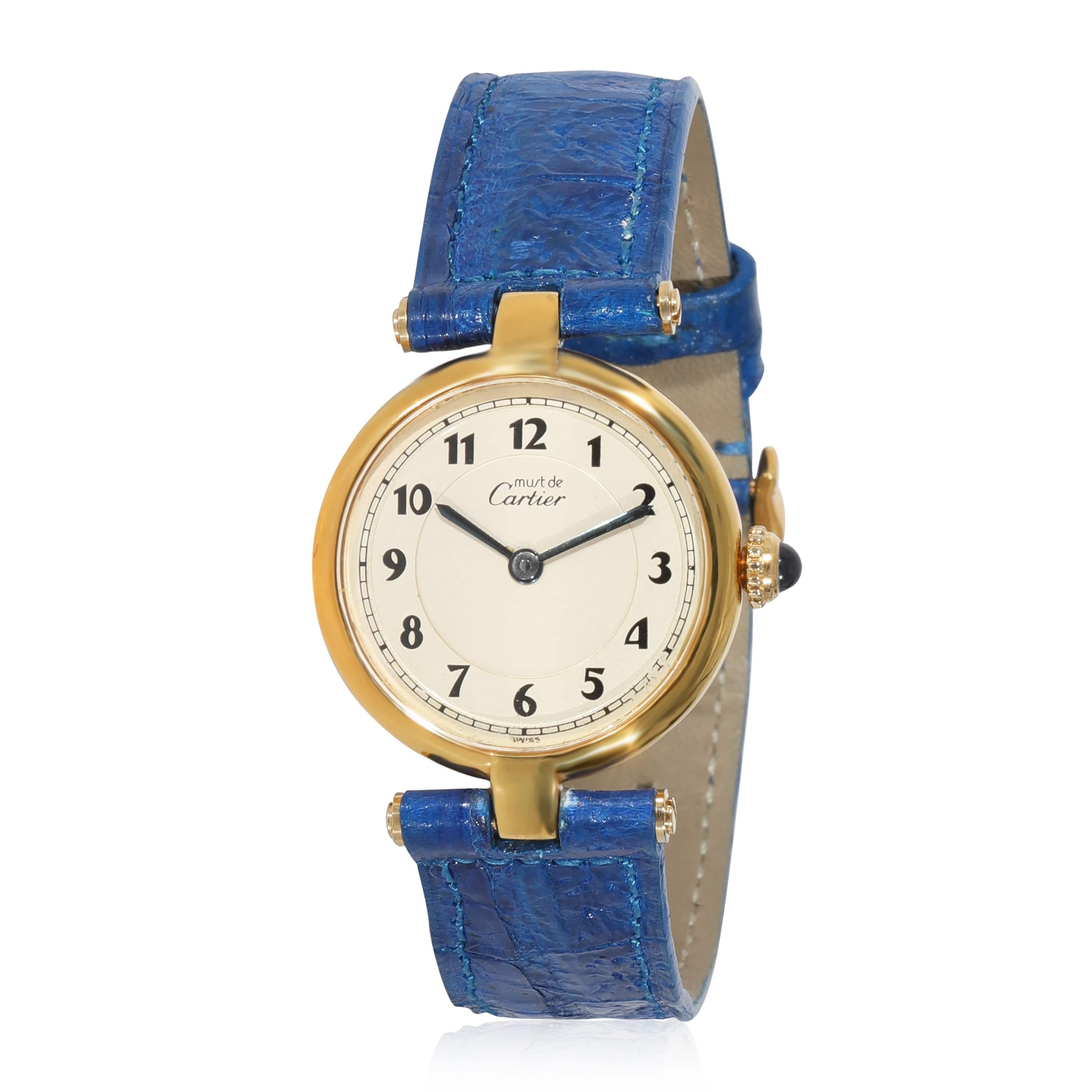 Cartier Cartier Le Must de Cartier VLC 019212 Women's Watch in  Vermeil