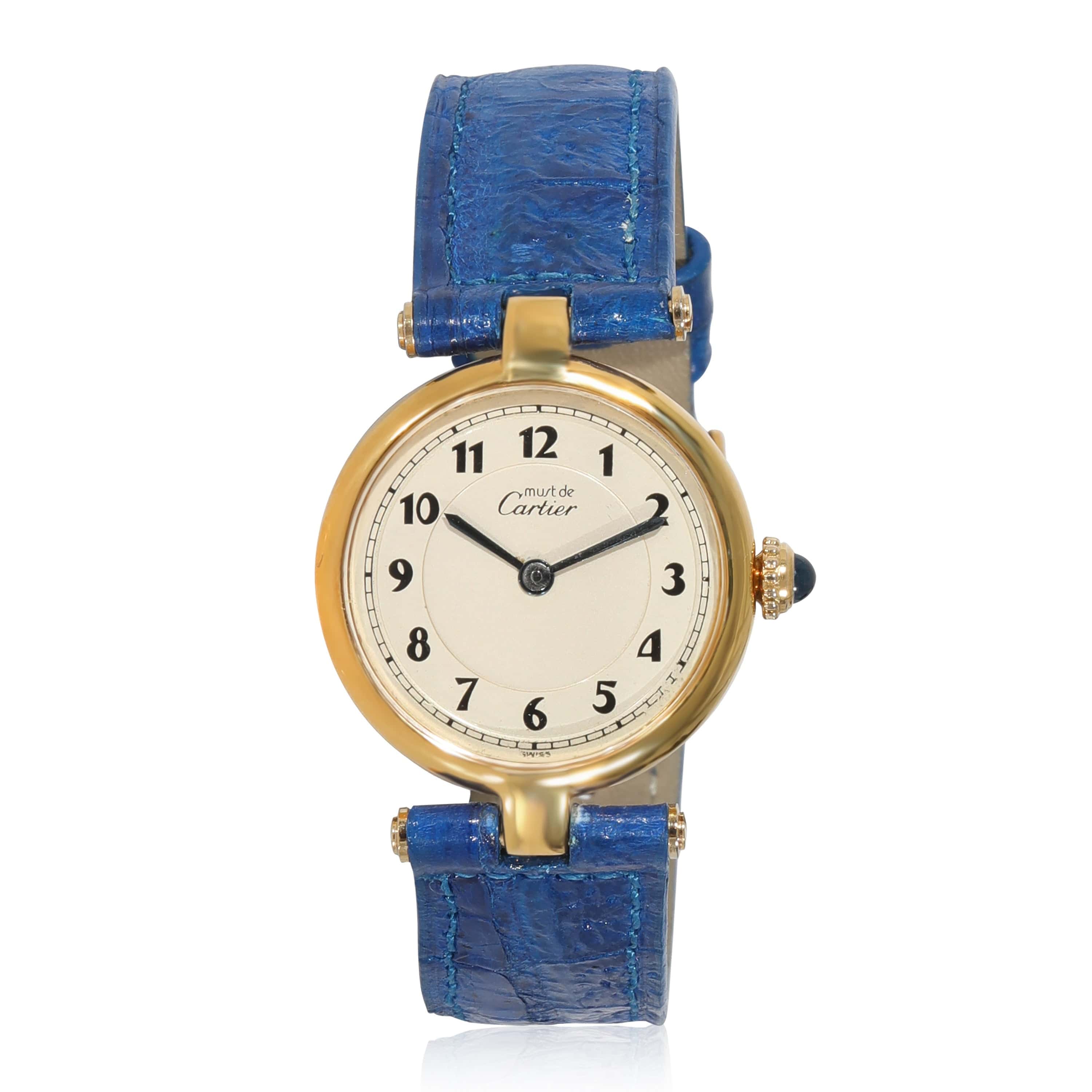 Cartier Cartier Le Must de Cartier VLC 019212 Women's Watch in  Vermeil